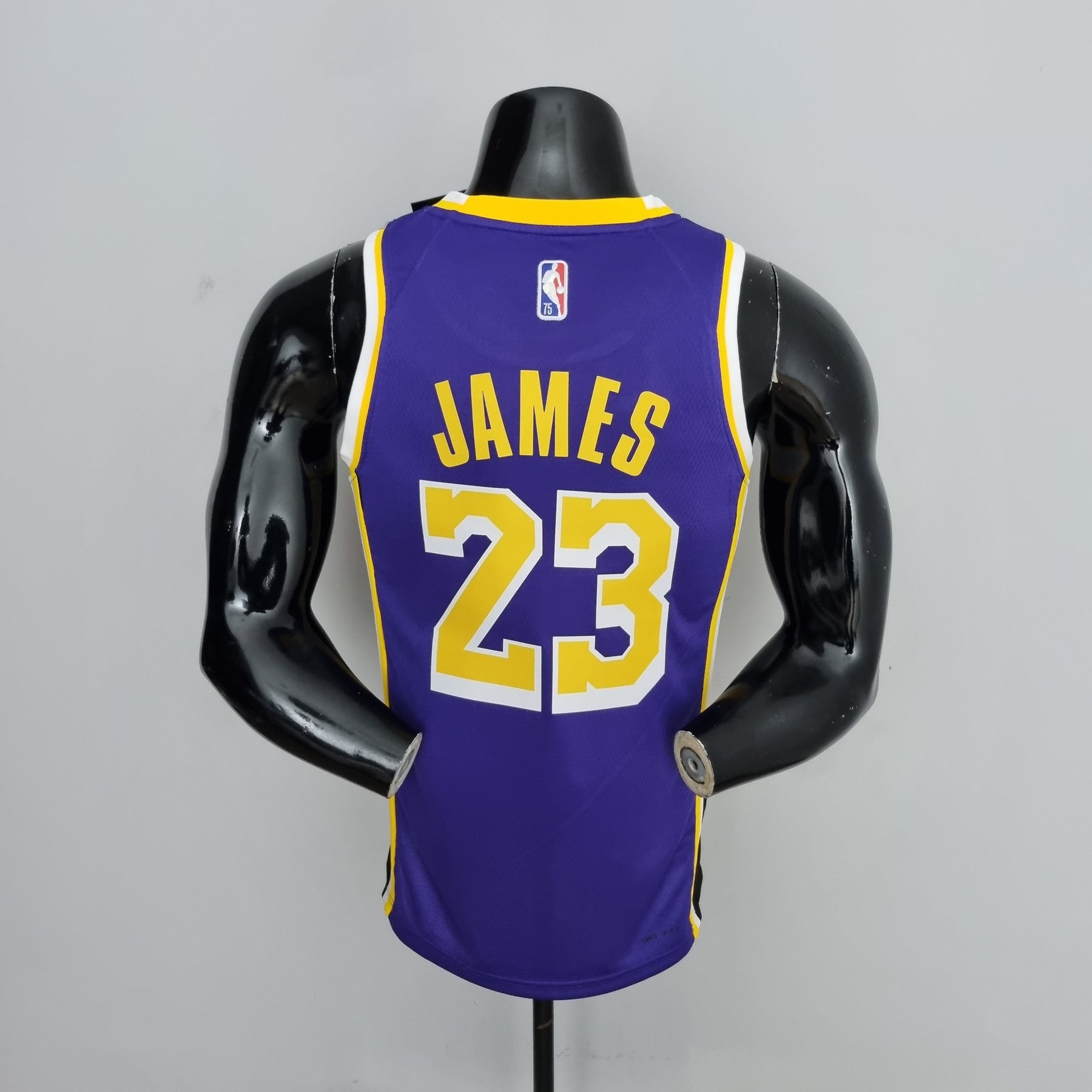 NBA 75TH LOS ANGELES LAKERS PURPLE NBA JERSEY