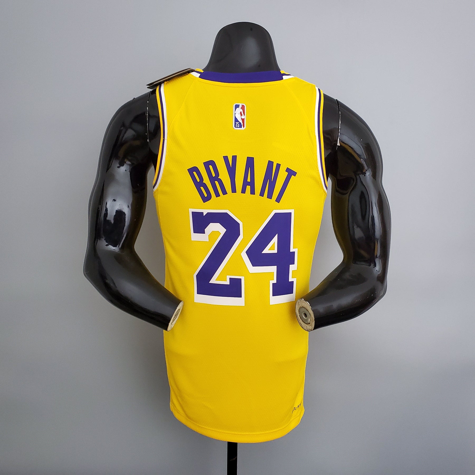 NBA 75TH LOS ANGELES LAKERS YELLOW NBA JERSEY