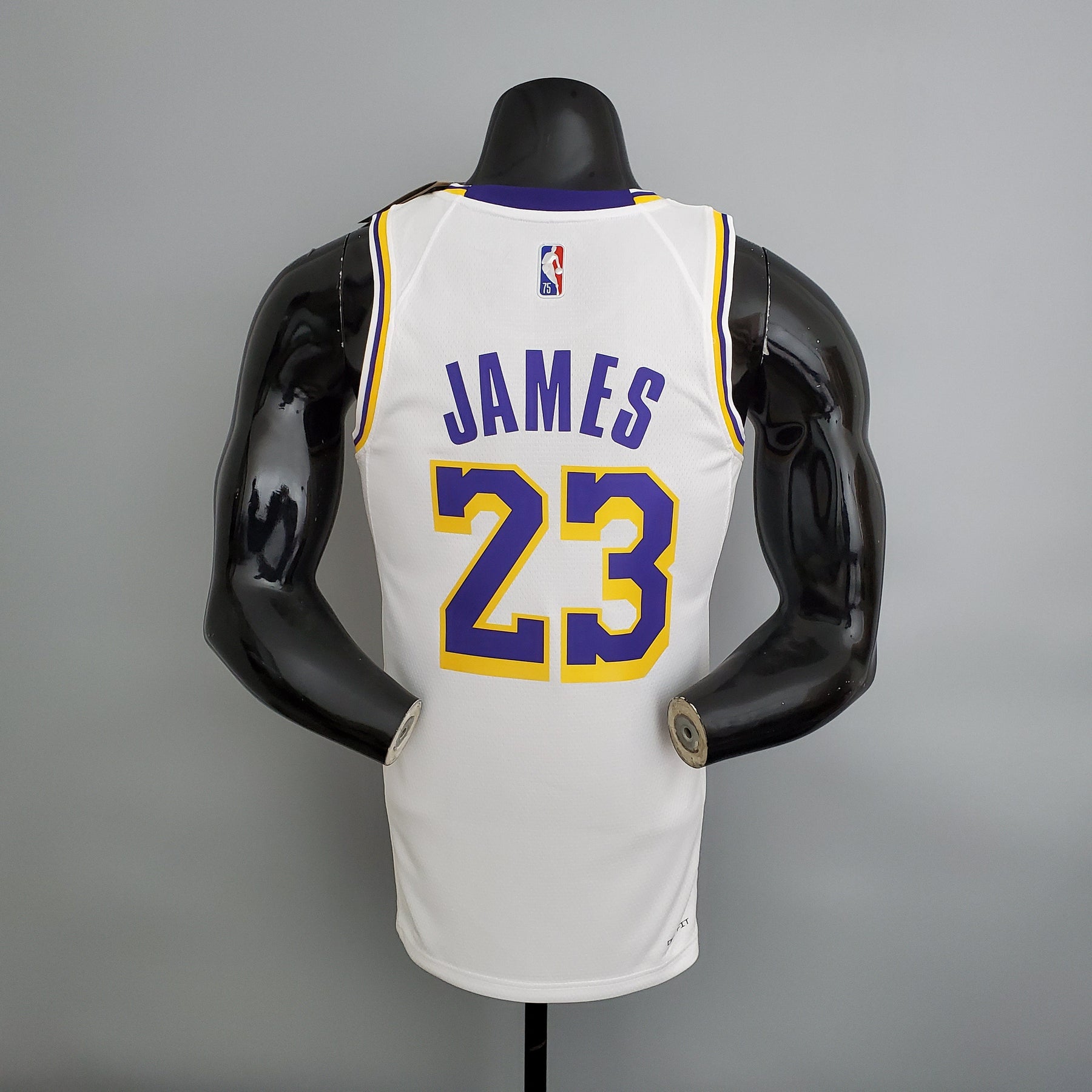 NBA 75TH LOS ANGELES LAKERS WHITE NBA JERSEY