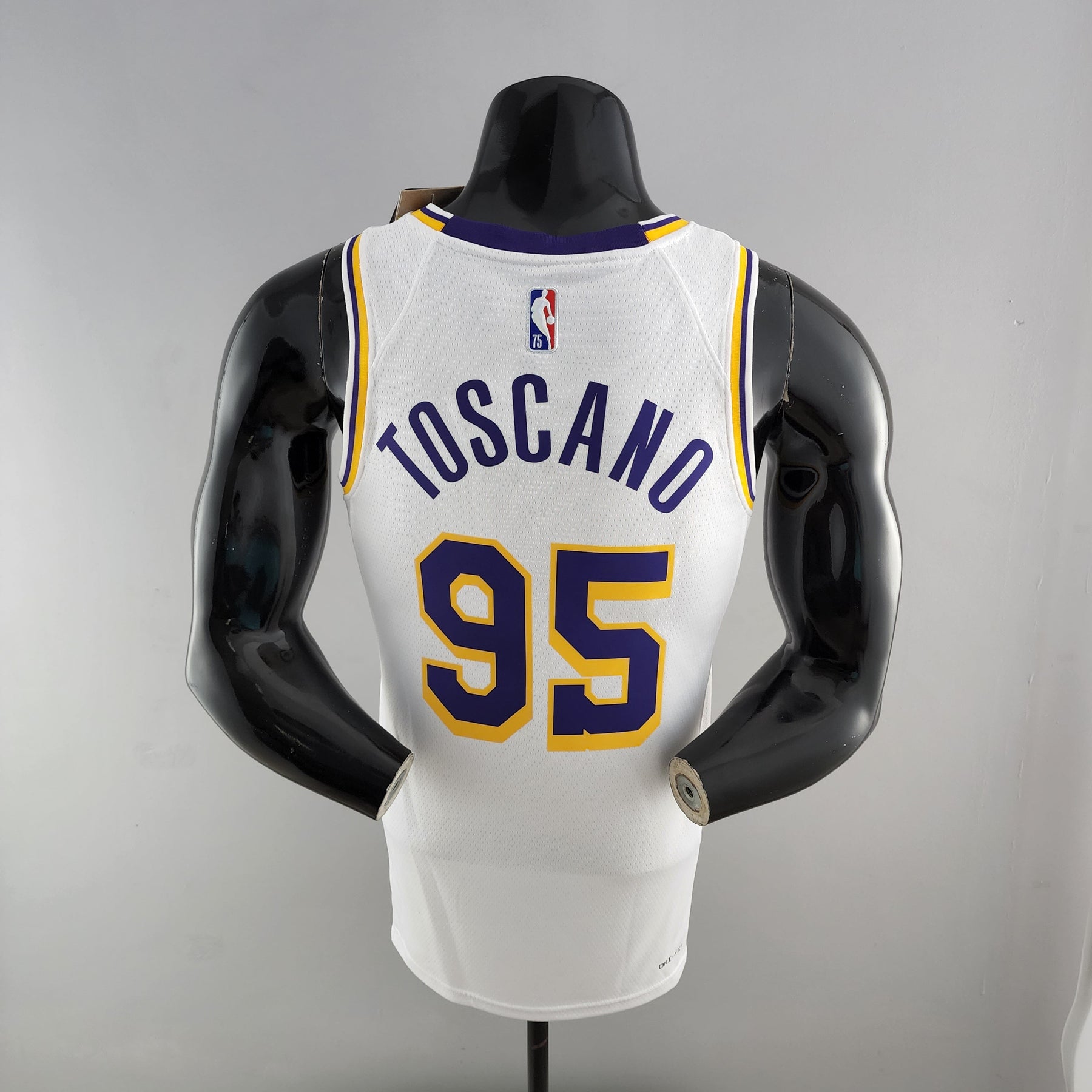 NBA 75TH LOS ANGELES LAKERS WHITE NBA JERSEY