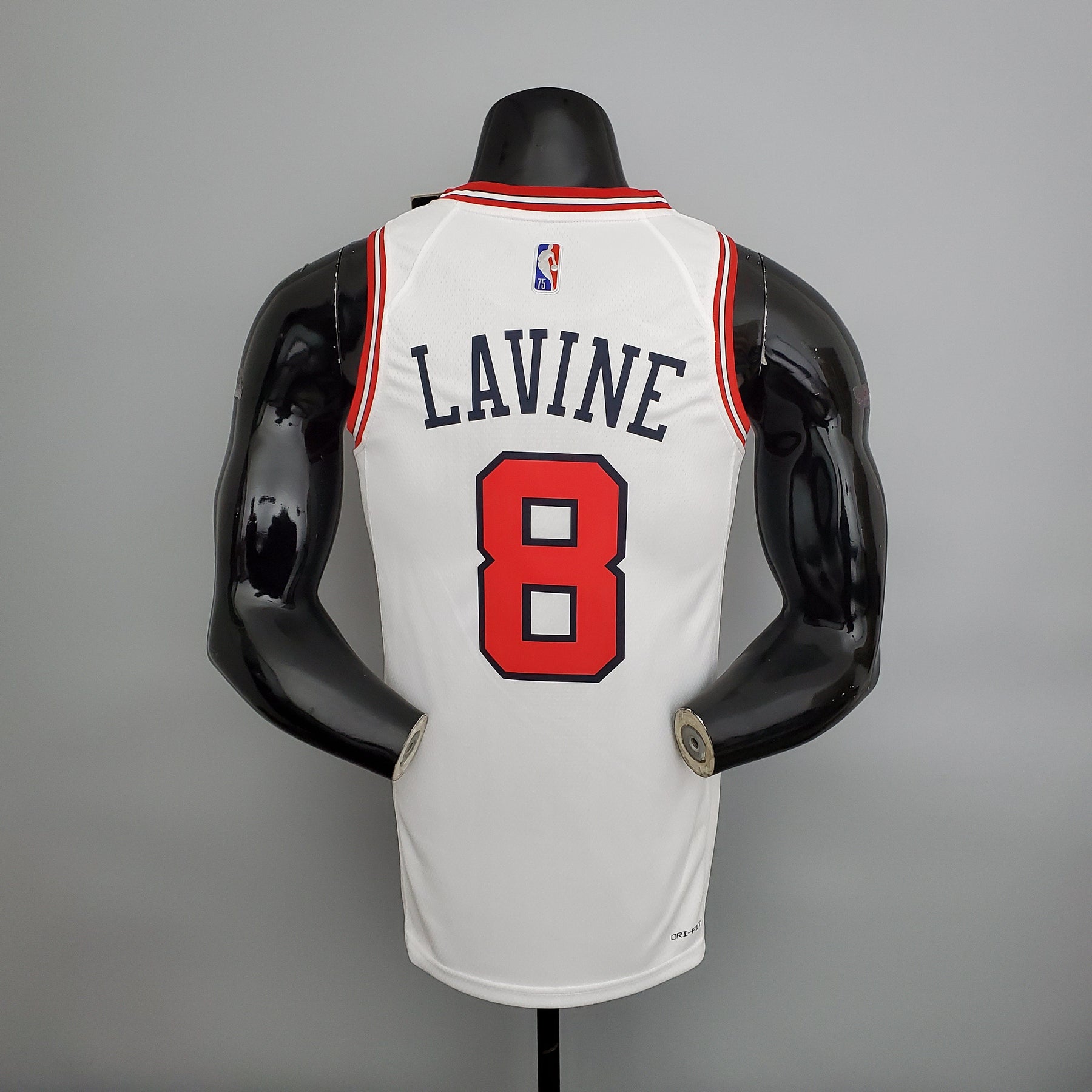 NBA 75TH CHICAGO BULLS WHITE NBA JERSEY