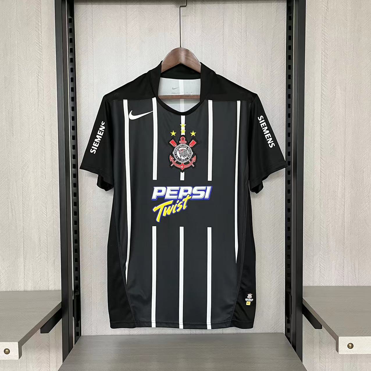 CAMISA CORINTHIANS RETRÔ AWAY 2004