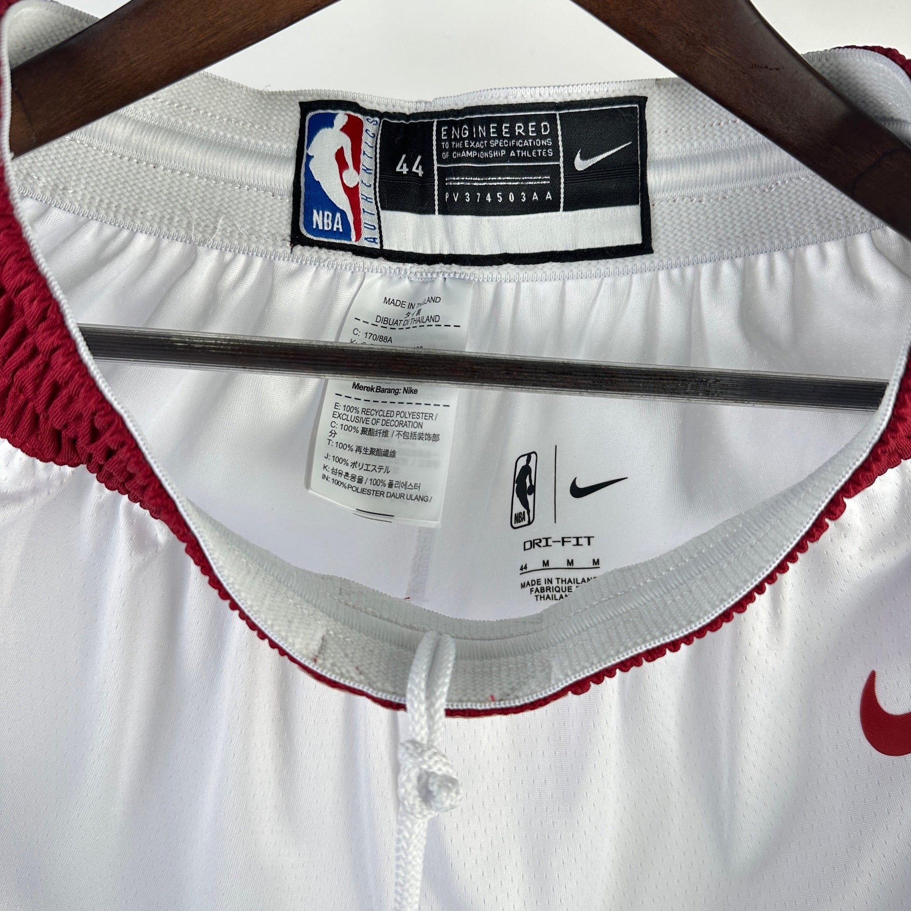 NBA SHORT CLEVELAND CAVALIERS WHITE 23/24