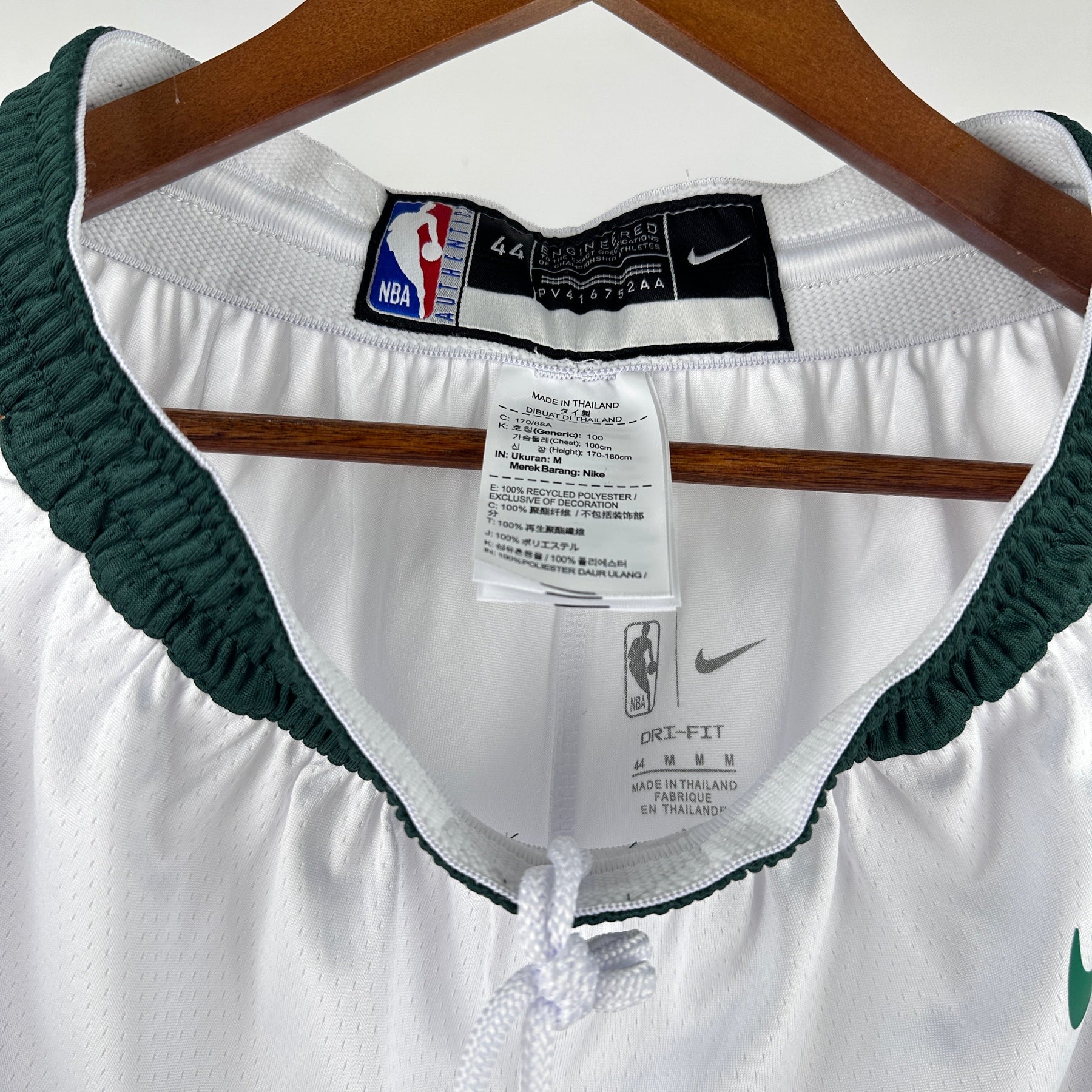 NBA SHORT BOSTON CELTICS WHITE 23/24