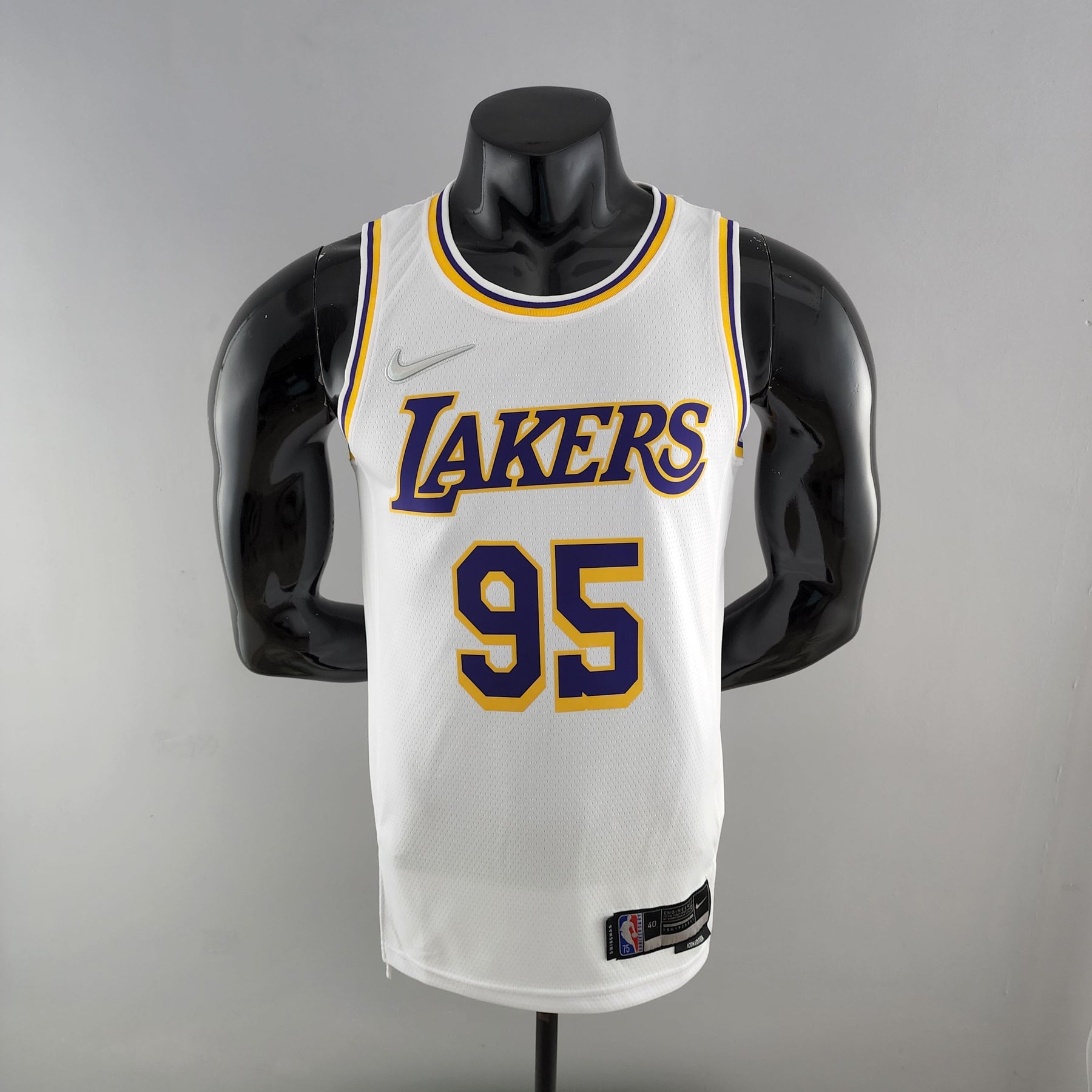 NBA 75TH LOS ANGELES LAKERS WHITE NBA JERSEY