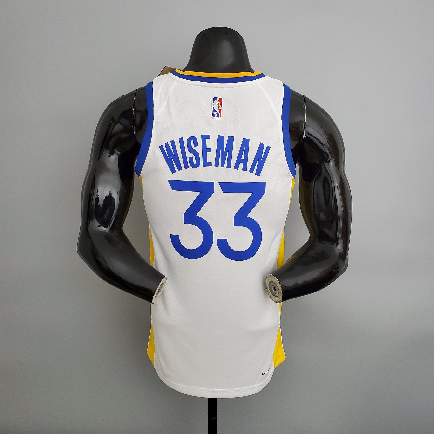 NBA 75TH GOLDEN STATE WARRIORS WHITE NBA JERSEY
