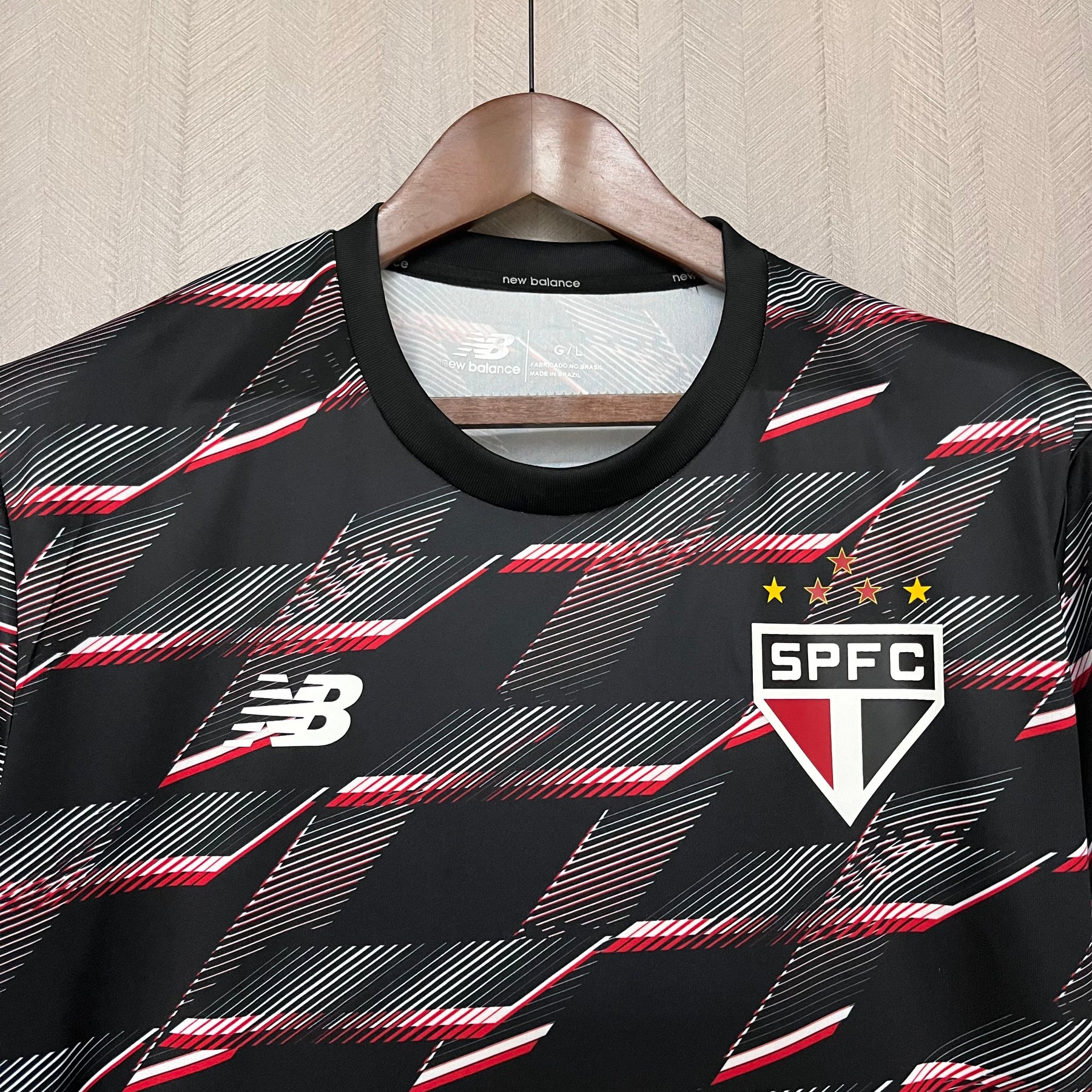 CAMISA SÃO PAULO TREINO BLACK 24/25