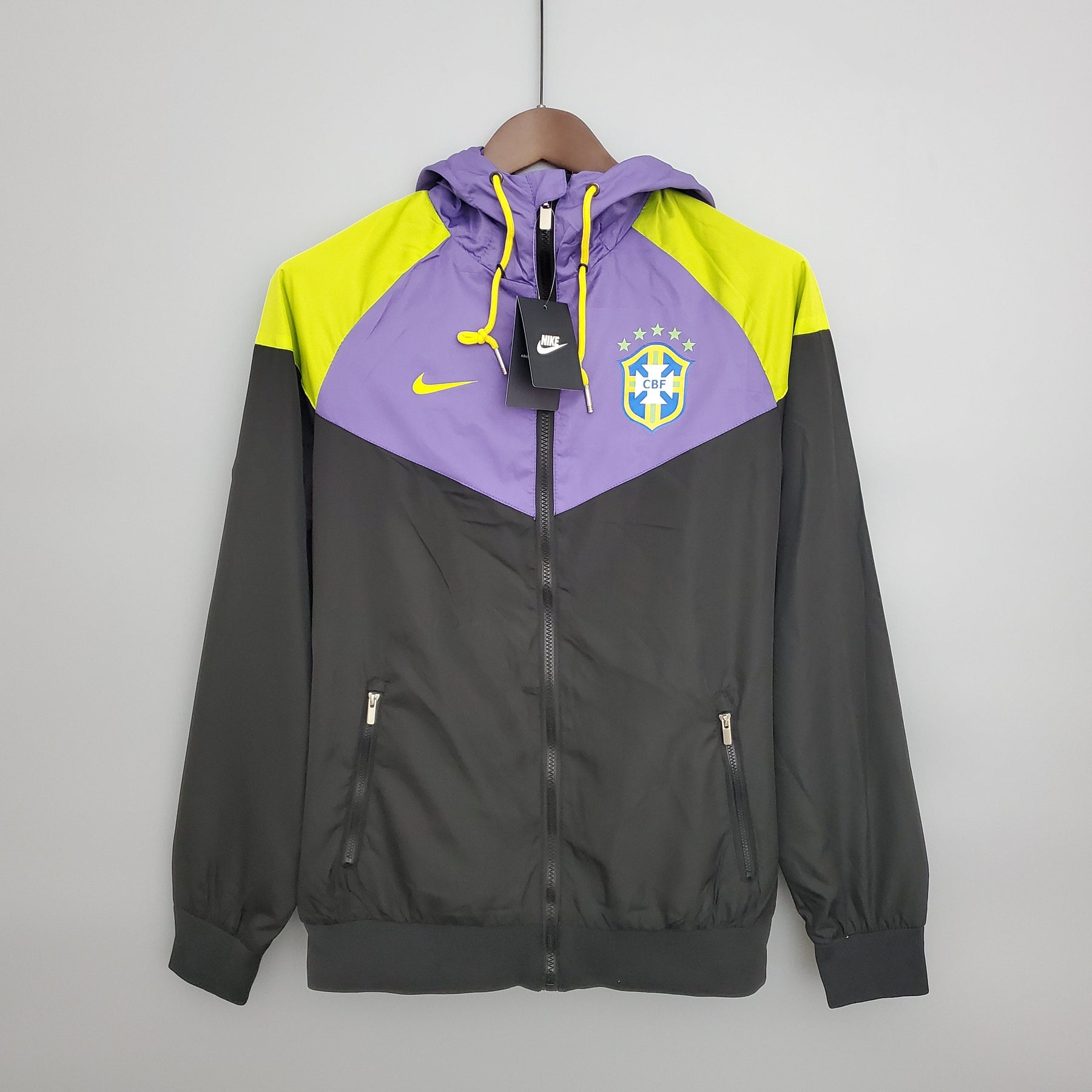 CORTA-VENTO BRASIL PURPLE BLACK