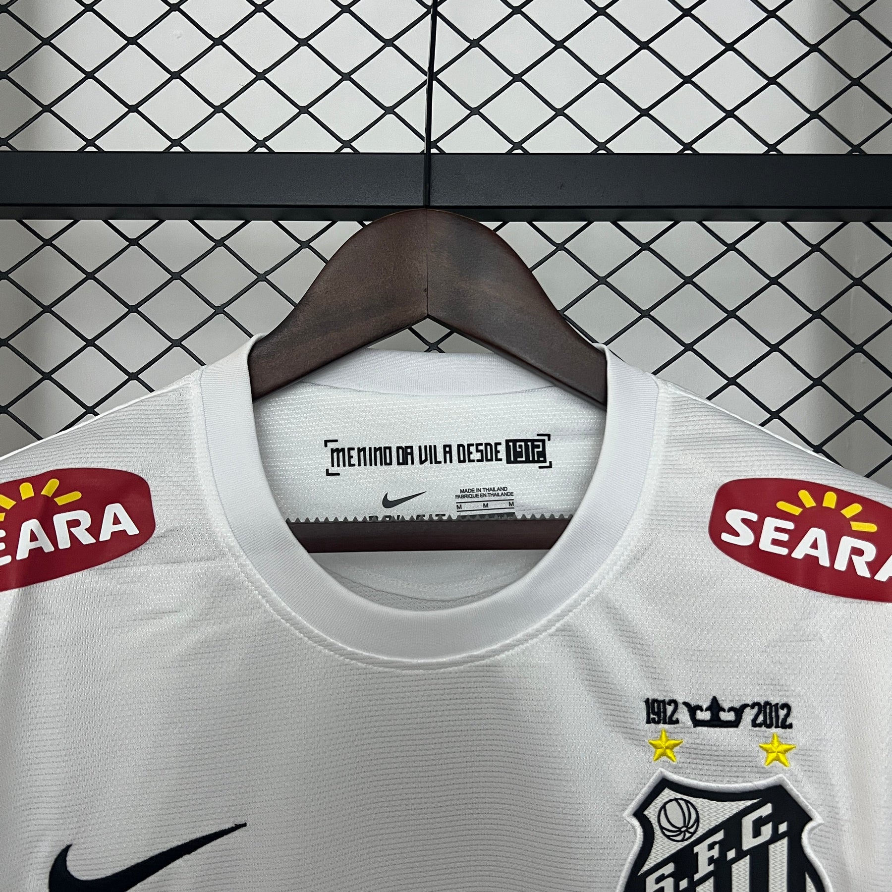 CAMISA SANTOS RETRÔ MANGA LONGA HOME 2011/12