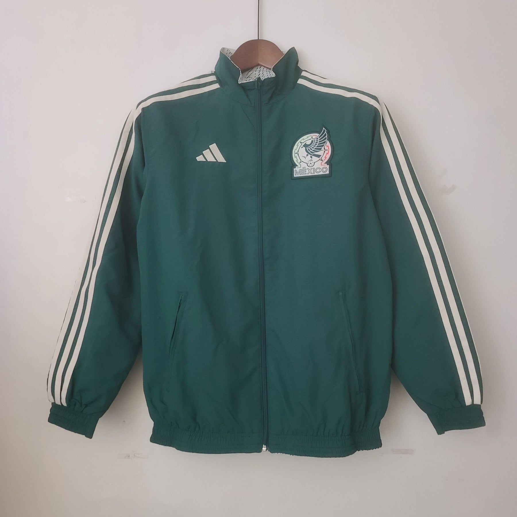 CORTA-VENTO MÉXICO GREEN & WHITE DOIS EM UM 22/23