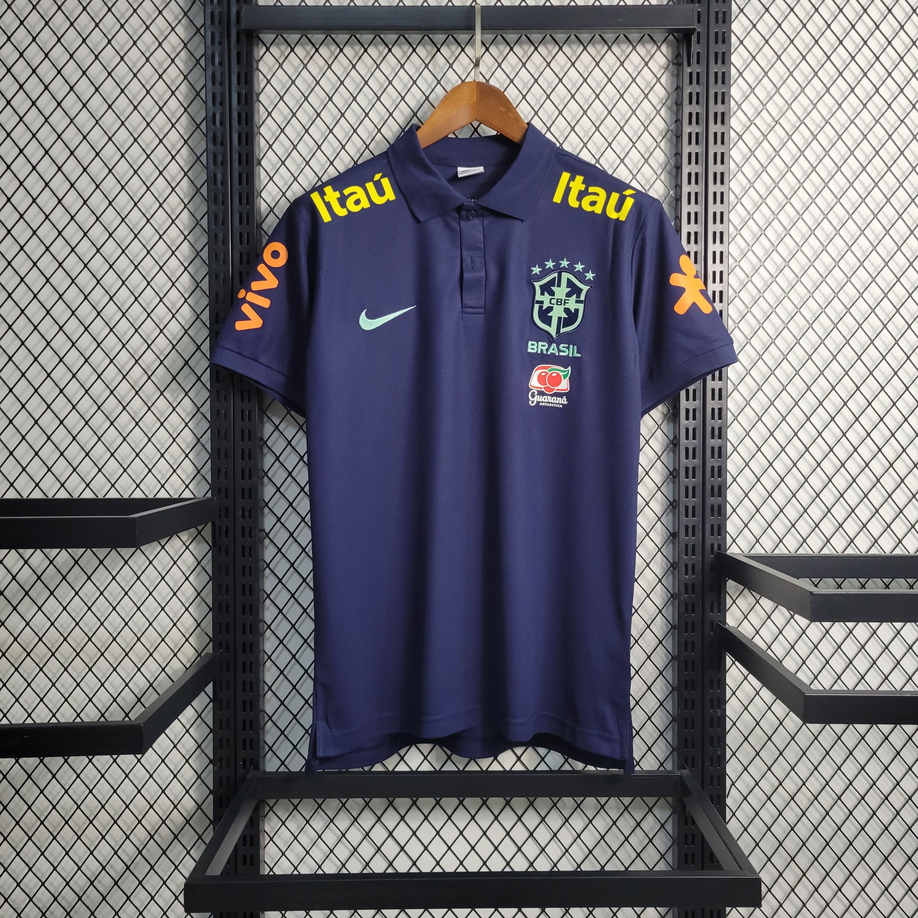 CAMISA BRASIL POLO AZUL ESCURO 22/23