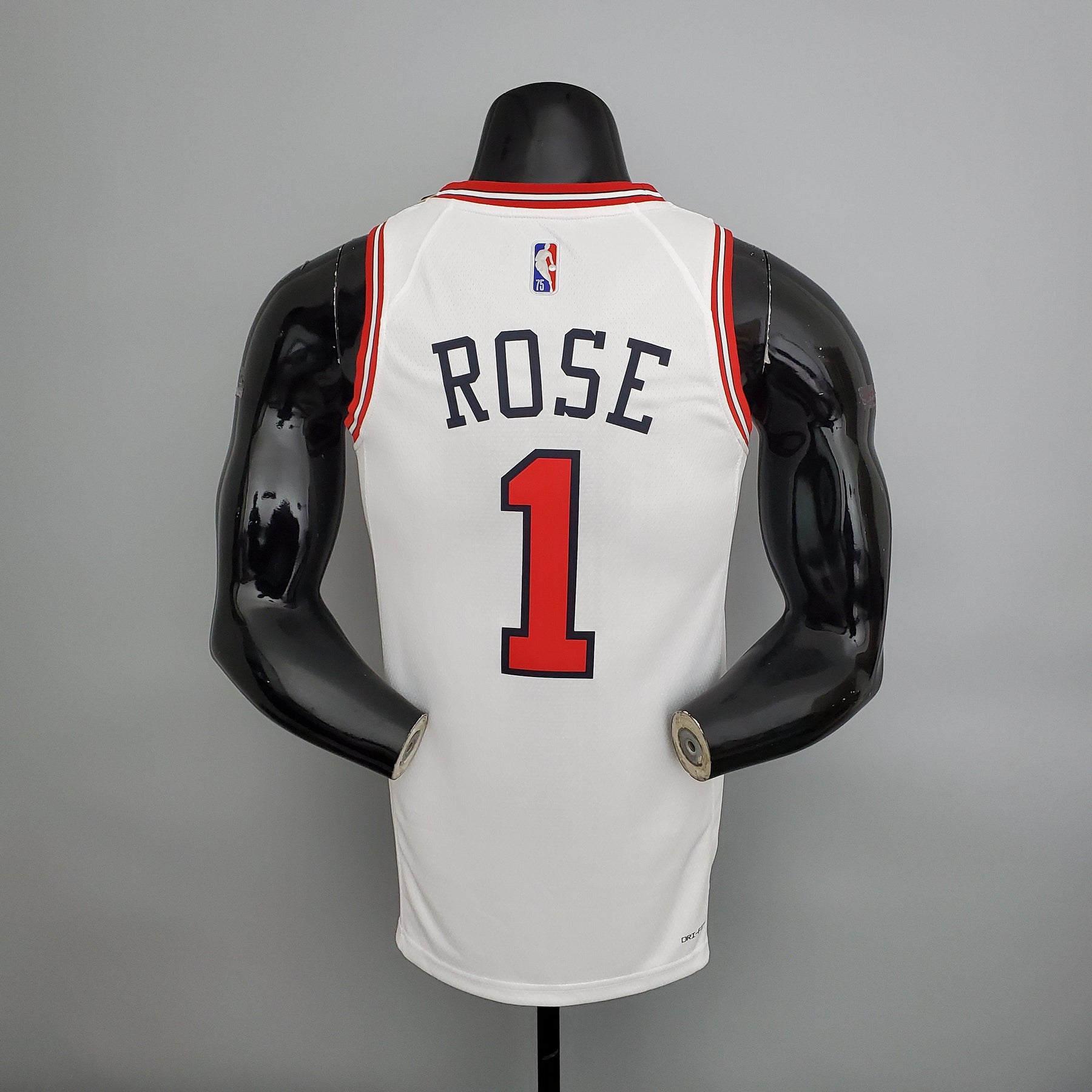 NBA 75TH CHICAGO BULLS WHITE NBA JERSEY