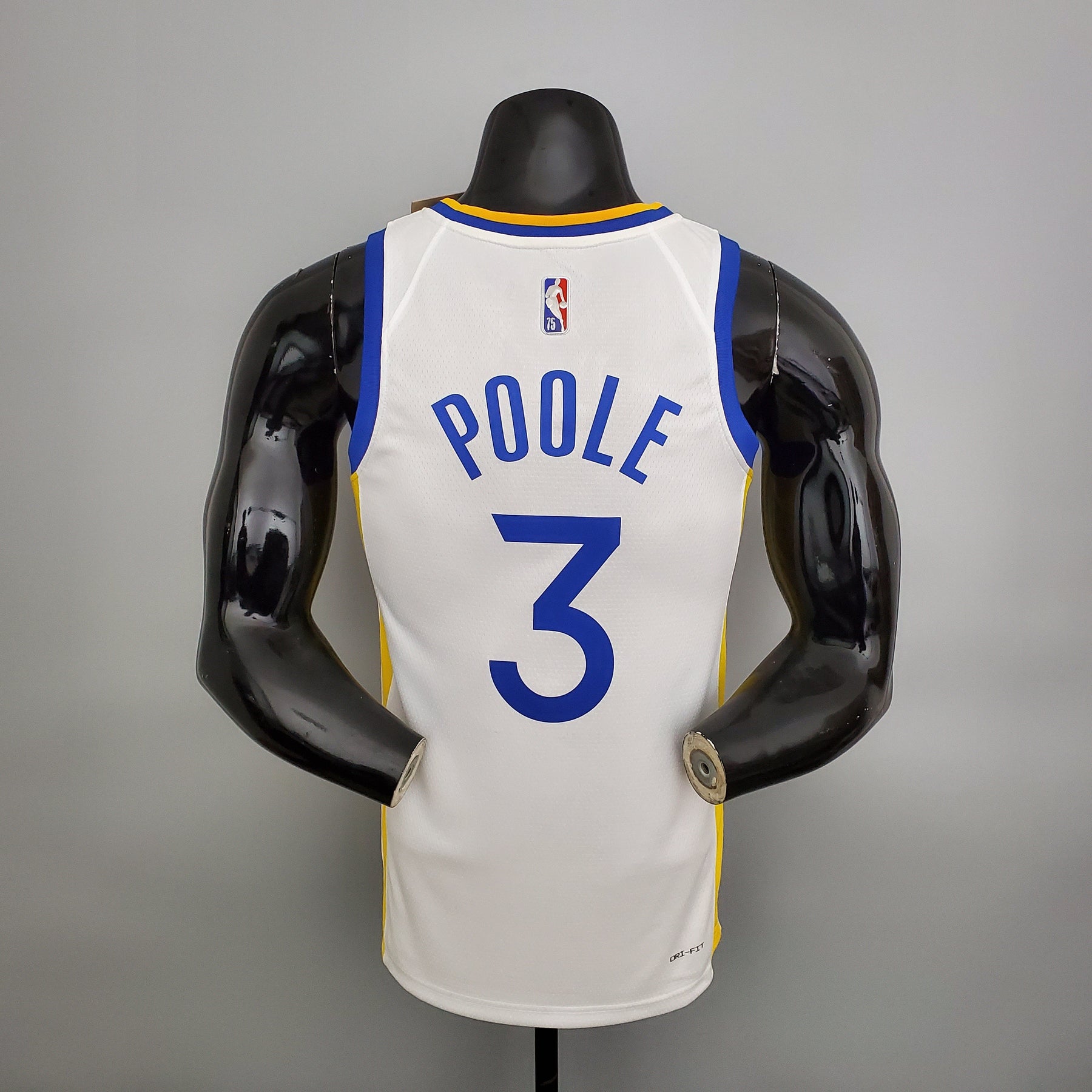 NBA 75TH GOLDEN STATE WARRIORS WHITE NBA JERSEY