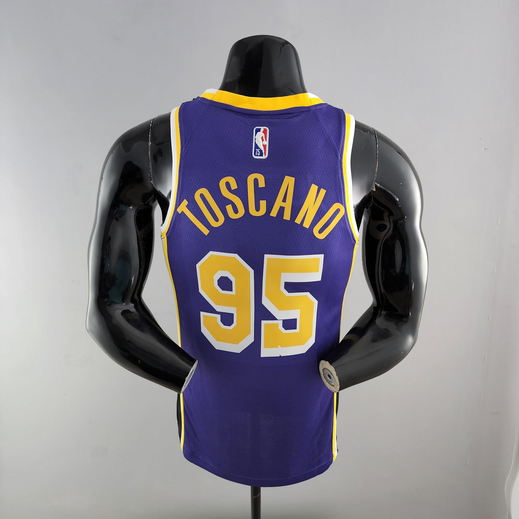 NBA 75TH LOS ANGELES LAKERS PURPLE NBA JERSEY