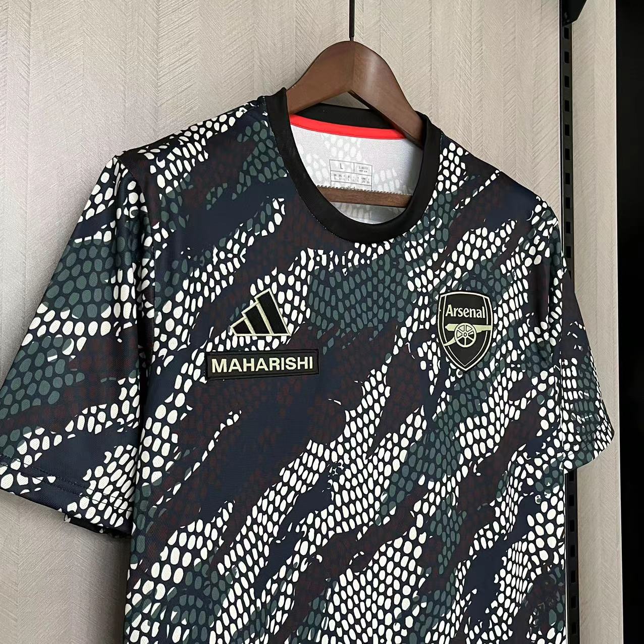 CAMISA ARSENAL TREINO BLACK 23/24