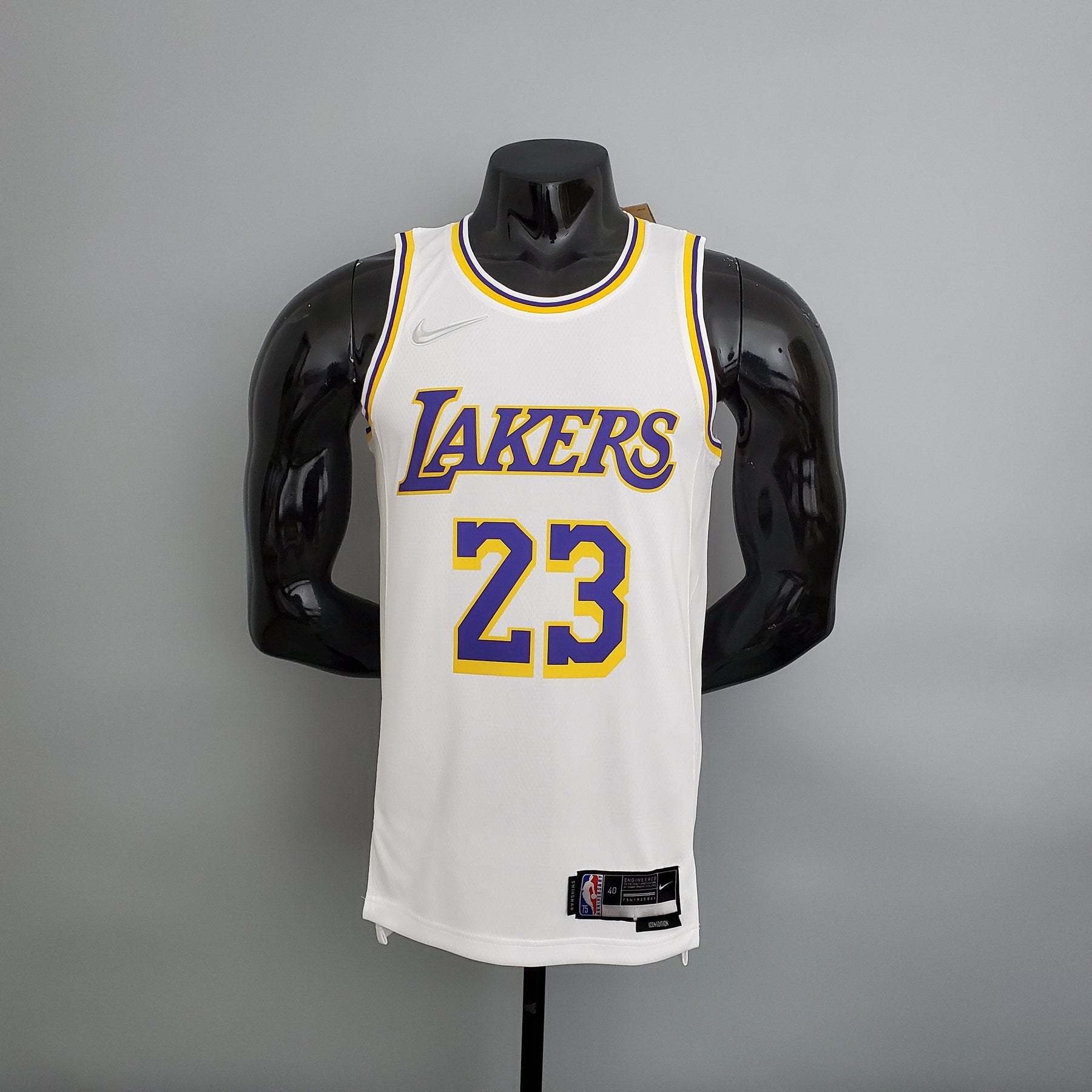 NBA 75TH LOS ANGELES LAKERS WHITE NBA JERSEY