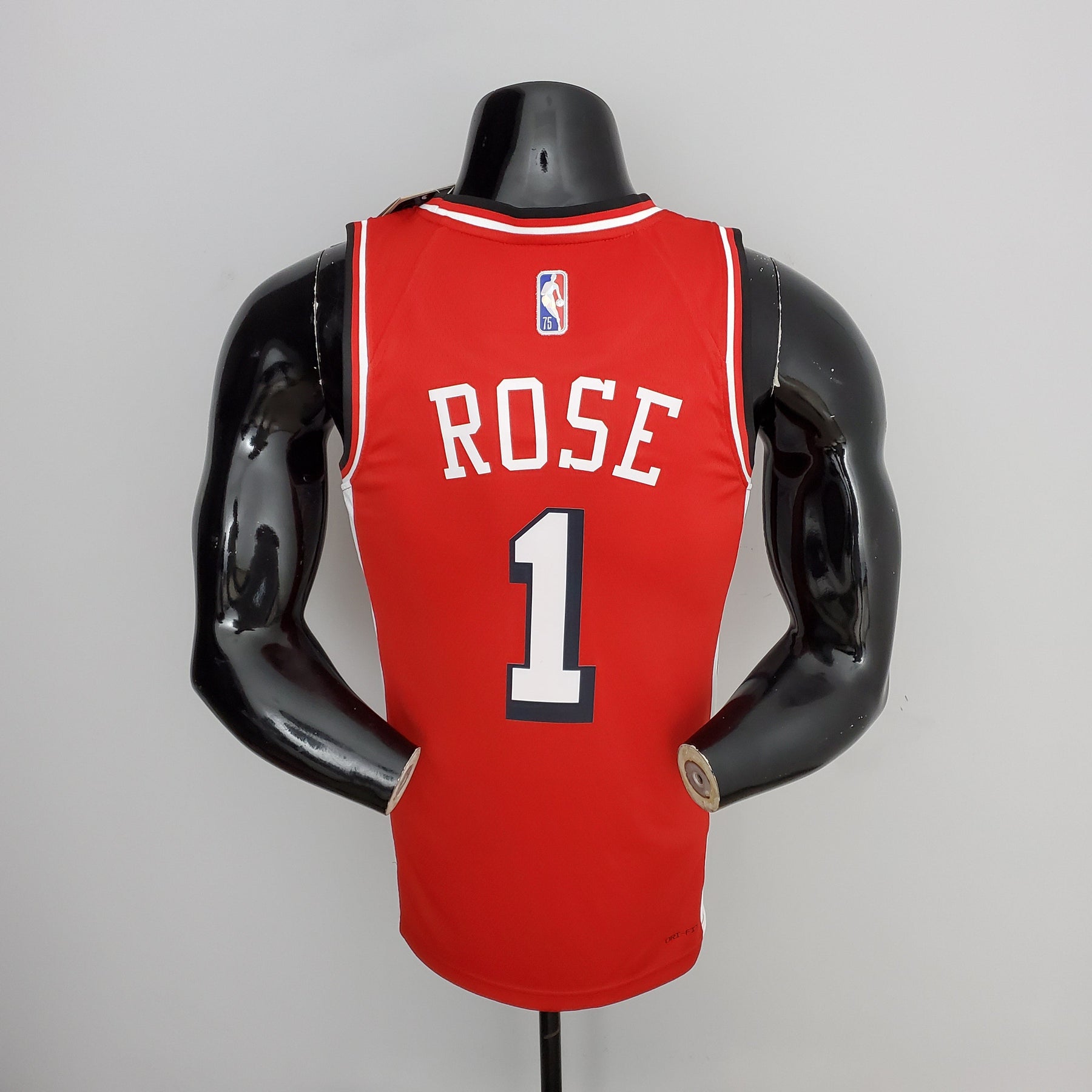 NBA 75TH CHICAGO BULLS CITY EDITION RED NBA JERSEY