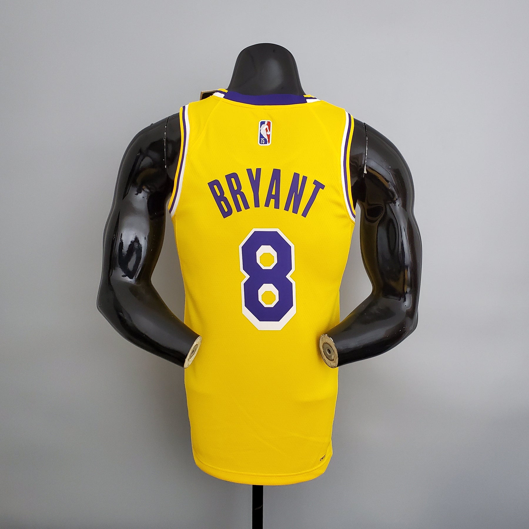 NBA 75TH LOS ANGELES LAKERS YELLOW NBA JERSEY