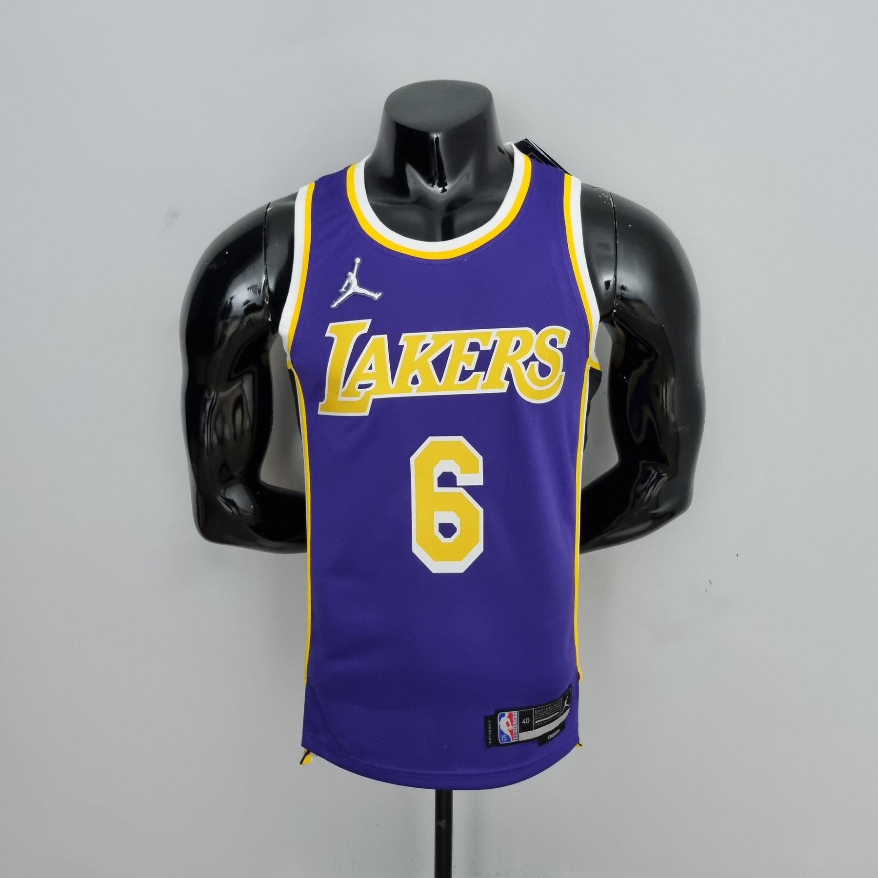 NBA 75TH LOS ANGELES LAKERS PURPLE NBA JERSEY