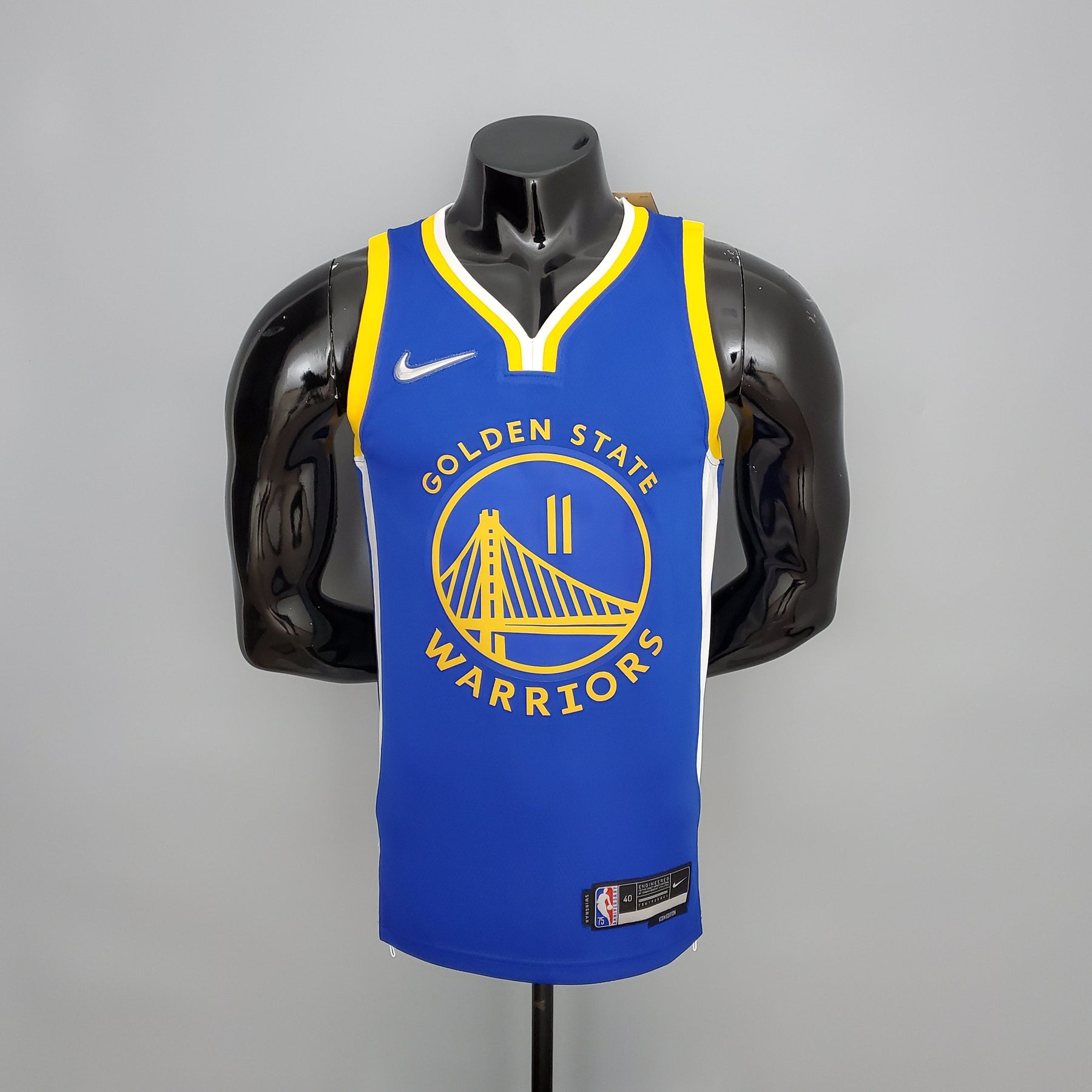 NBA 75TH GOLDEN STATE WARRIORS BLUE NBA JERSEY