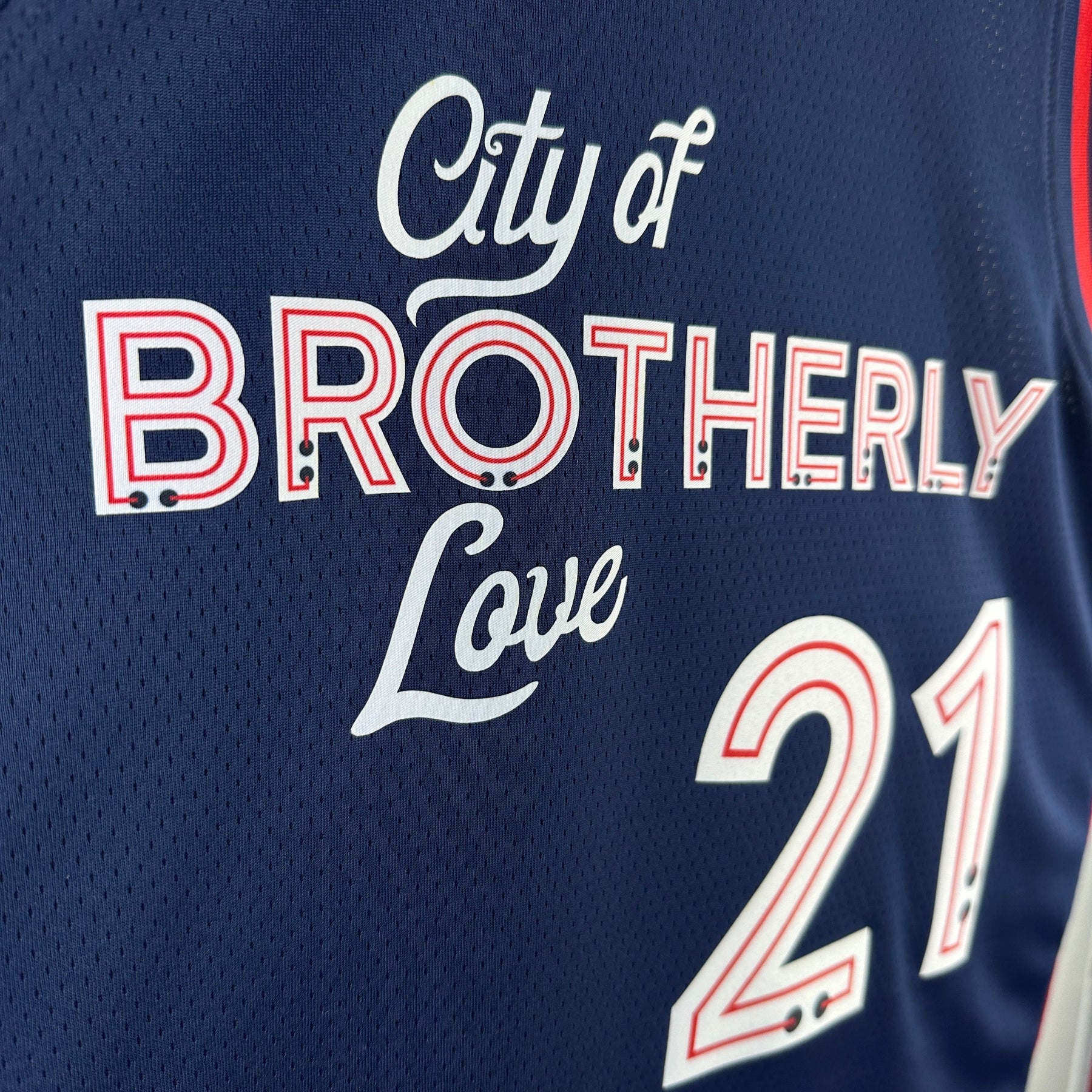 NBA PHILADELPHYA 76ERS CITY EDITION BLUE 23/24