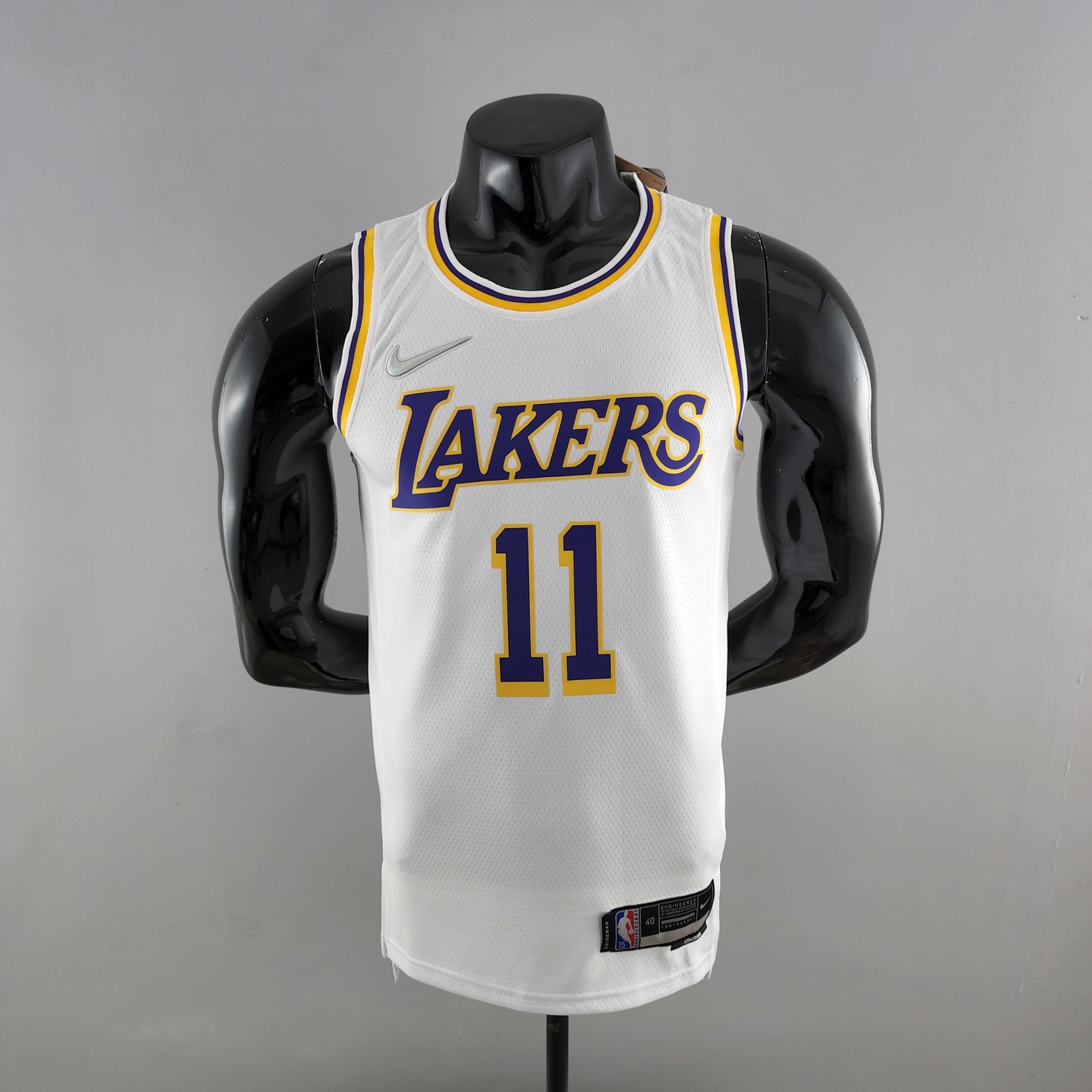 NBA 75TH LOS ANGELES LAKERS WHITE NBA JERSEY