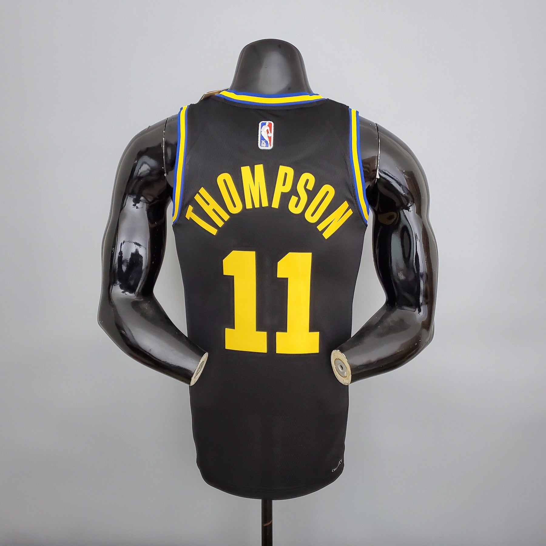 NBA 75TH GOLDEN STATE WARRIORS BLACK NBA JERSEY