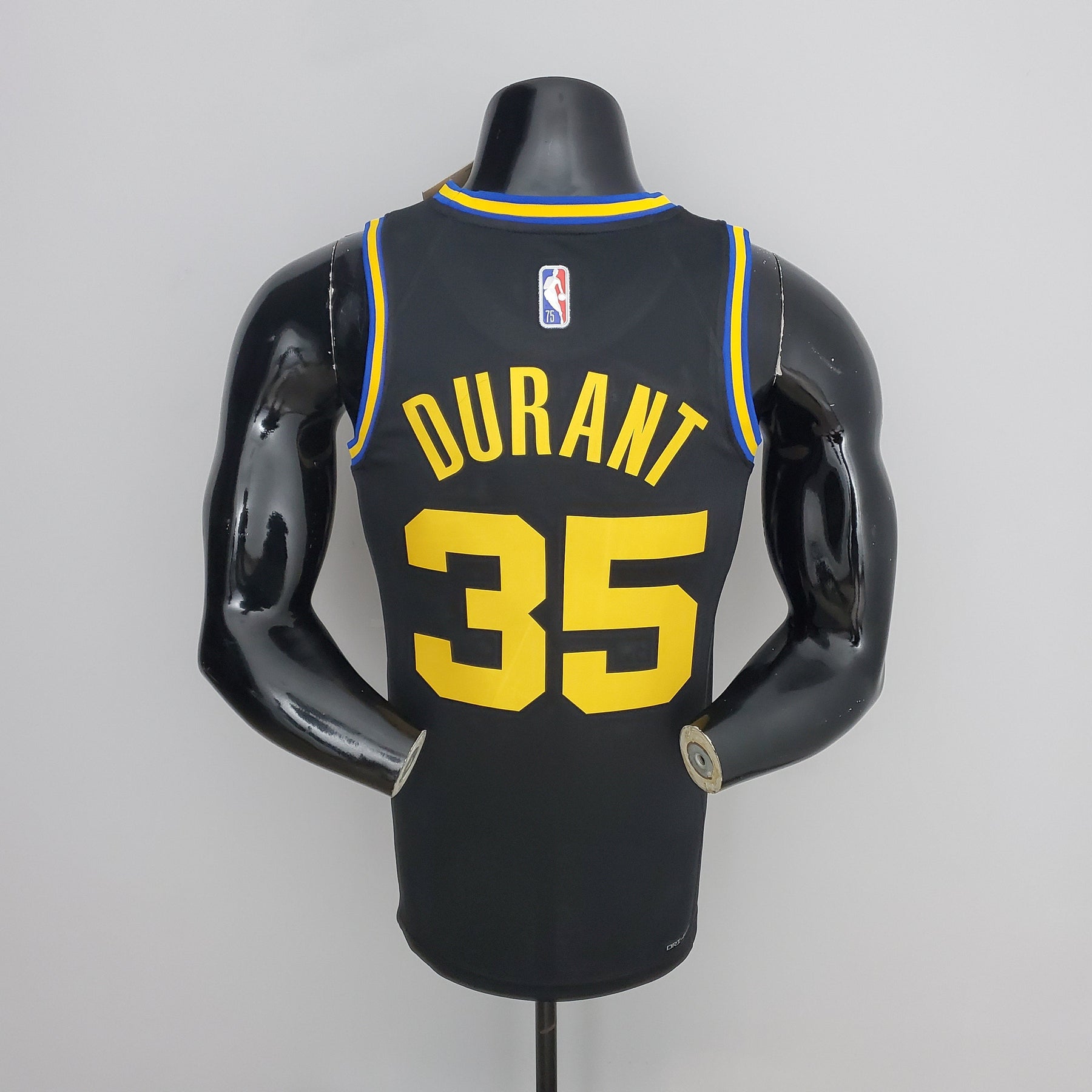 NBA 75TH GOLDEN STATE WARRIORS BLACK NBA JERSEY