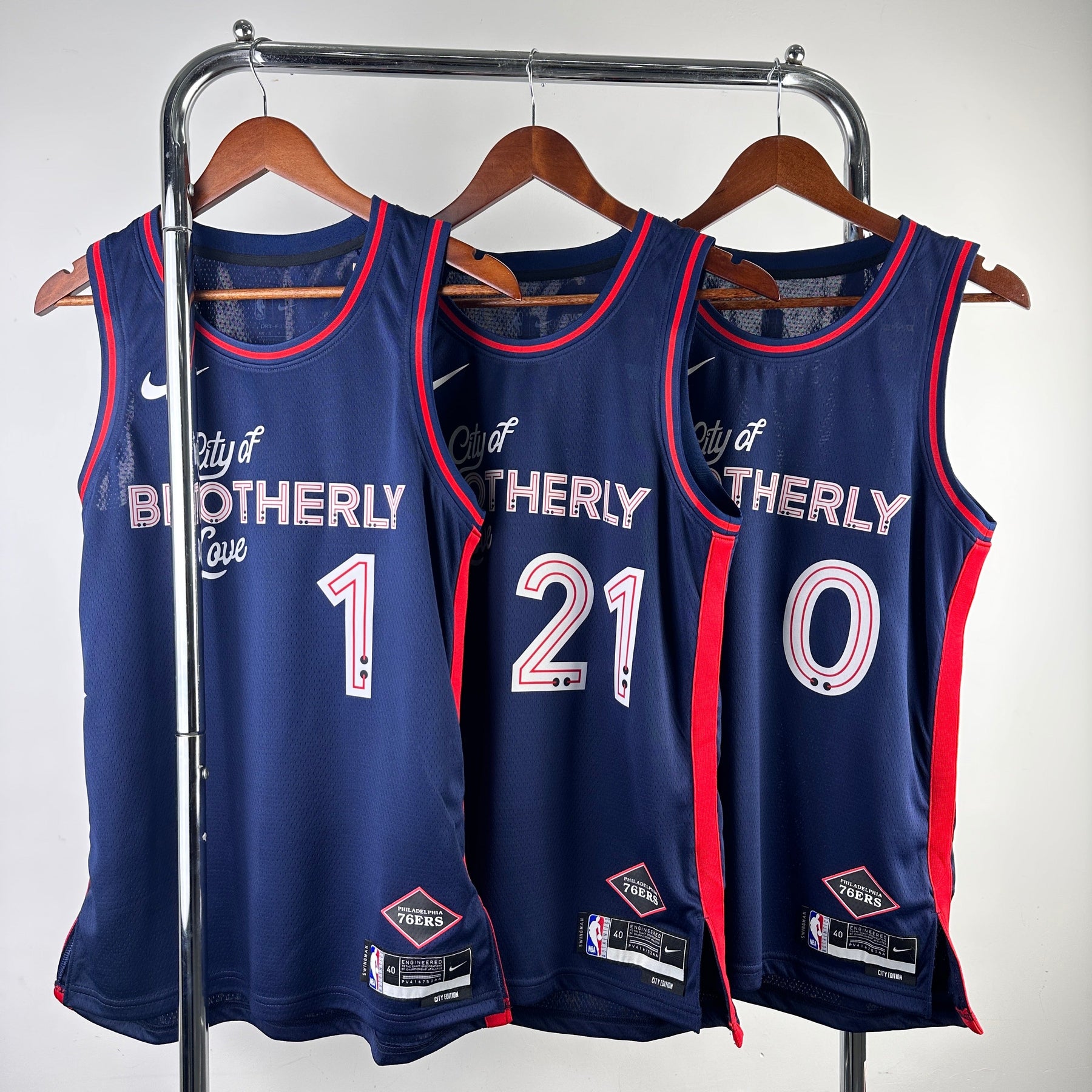 NBA PHILADELPHYA 76ERS CITY EDITION BLUE 23/24