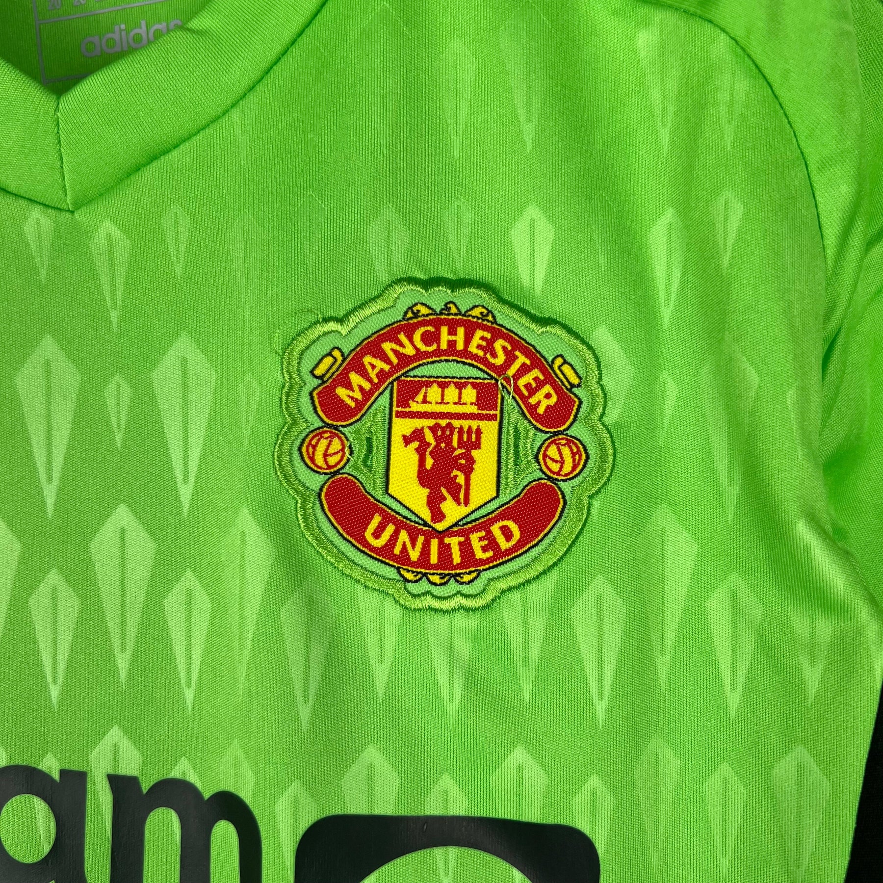KIT INFANTIL MANCHESTER UNITED GOLEIRO GREEN 23/24