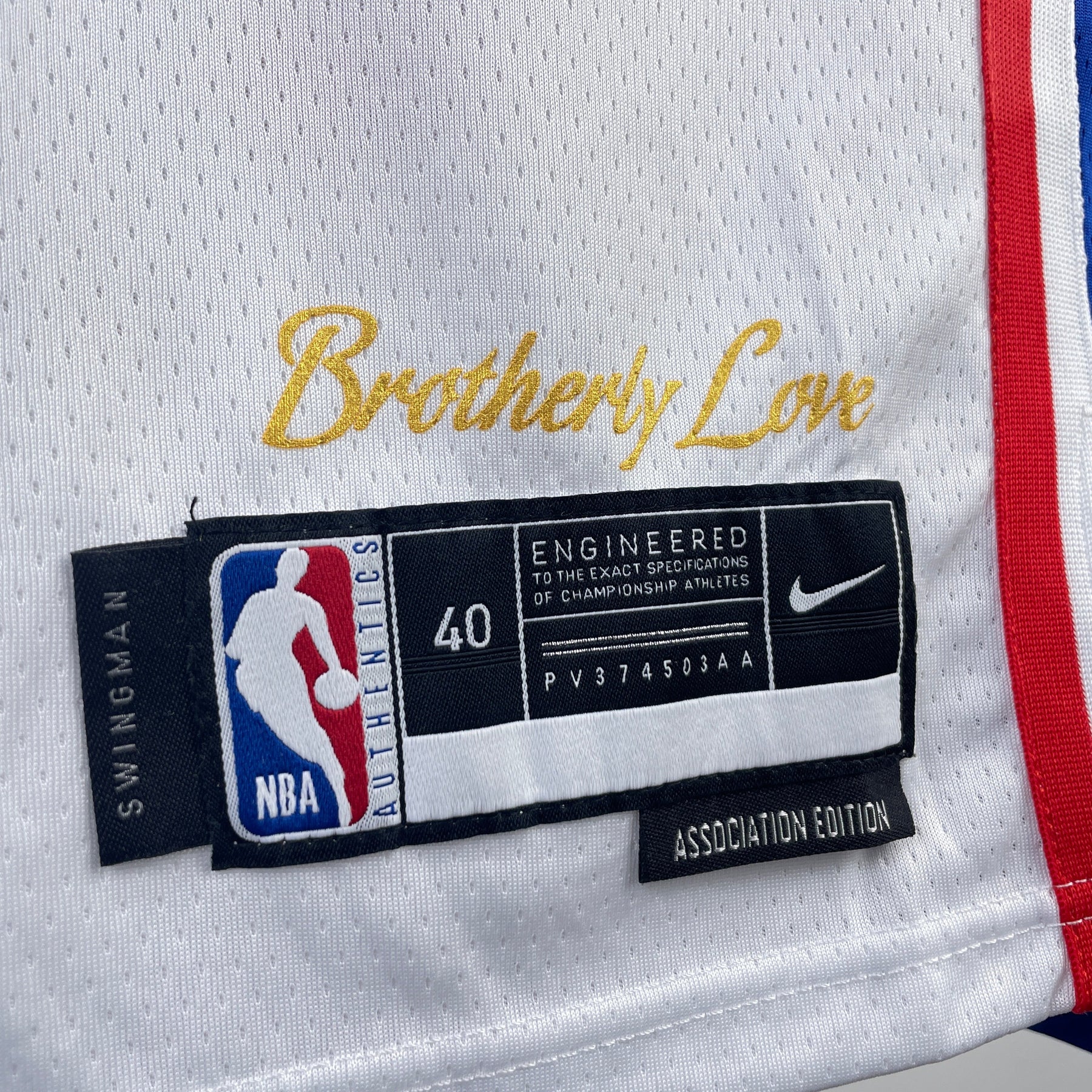 NBA PHILADELPHYA 76ERS WHITE 23/24