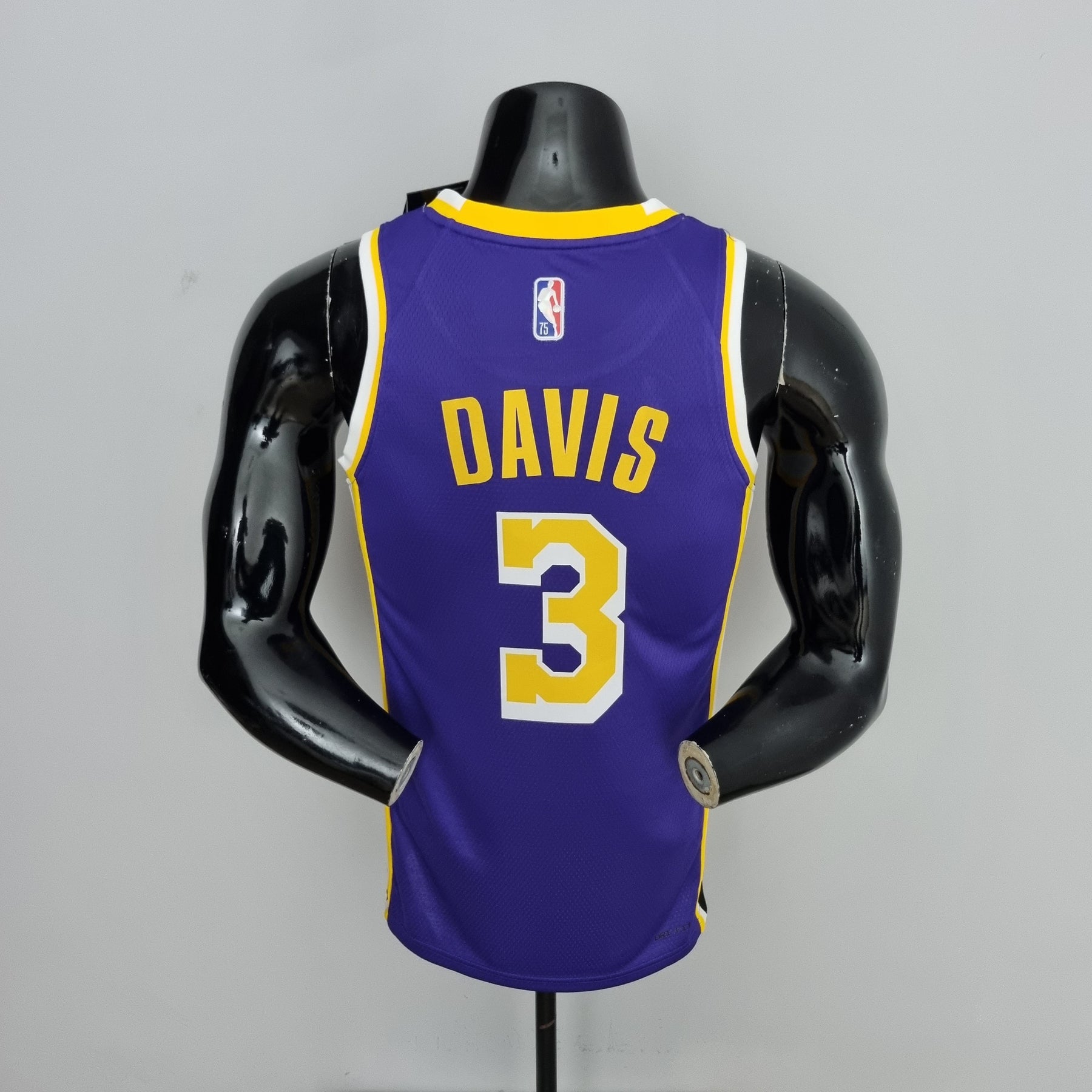 NBA 75TH LOS ANGELES LAKERS PURPLE NBA JERSEY