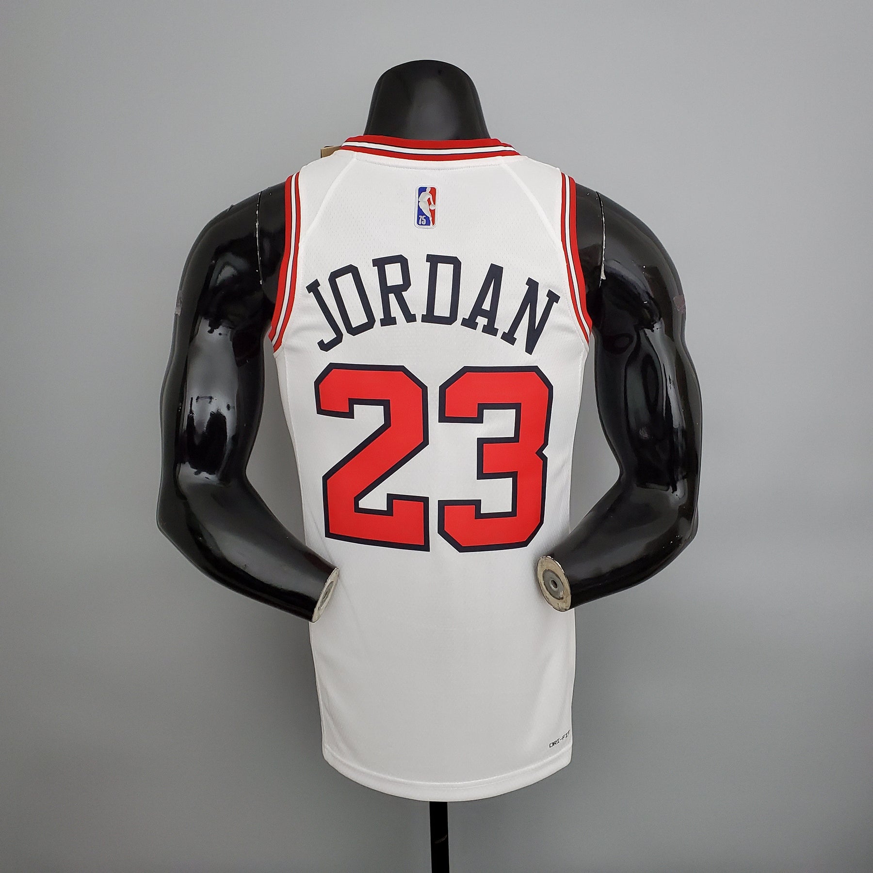 NBA 75TH CHICAGO BULLS WHITE NBA JERSEY