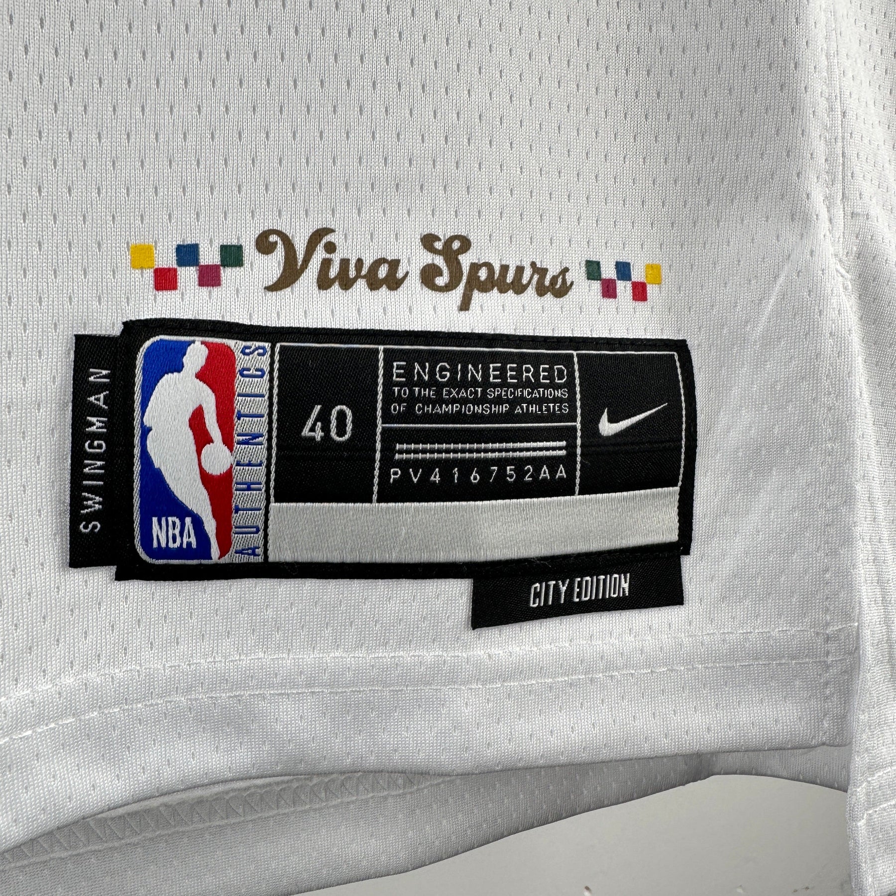 NBA SAN ANTONIO SPURS CITY EDITION WHITE 23/24