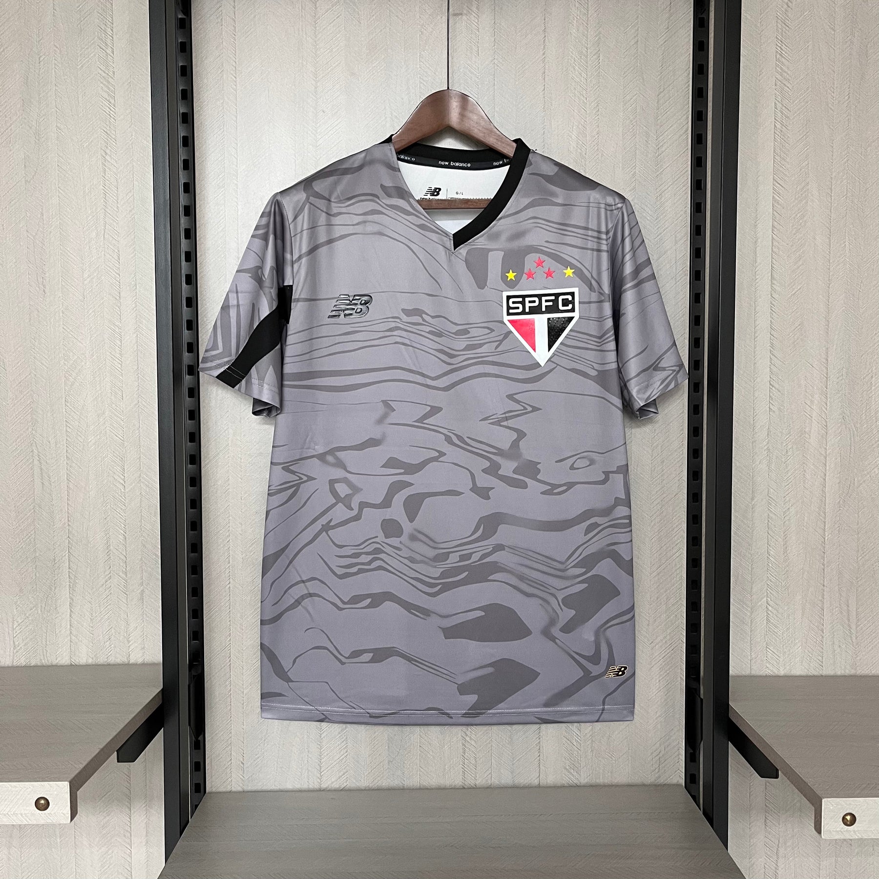 CAMISA SÃO PAULO TREINO CINZA 24/25