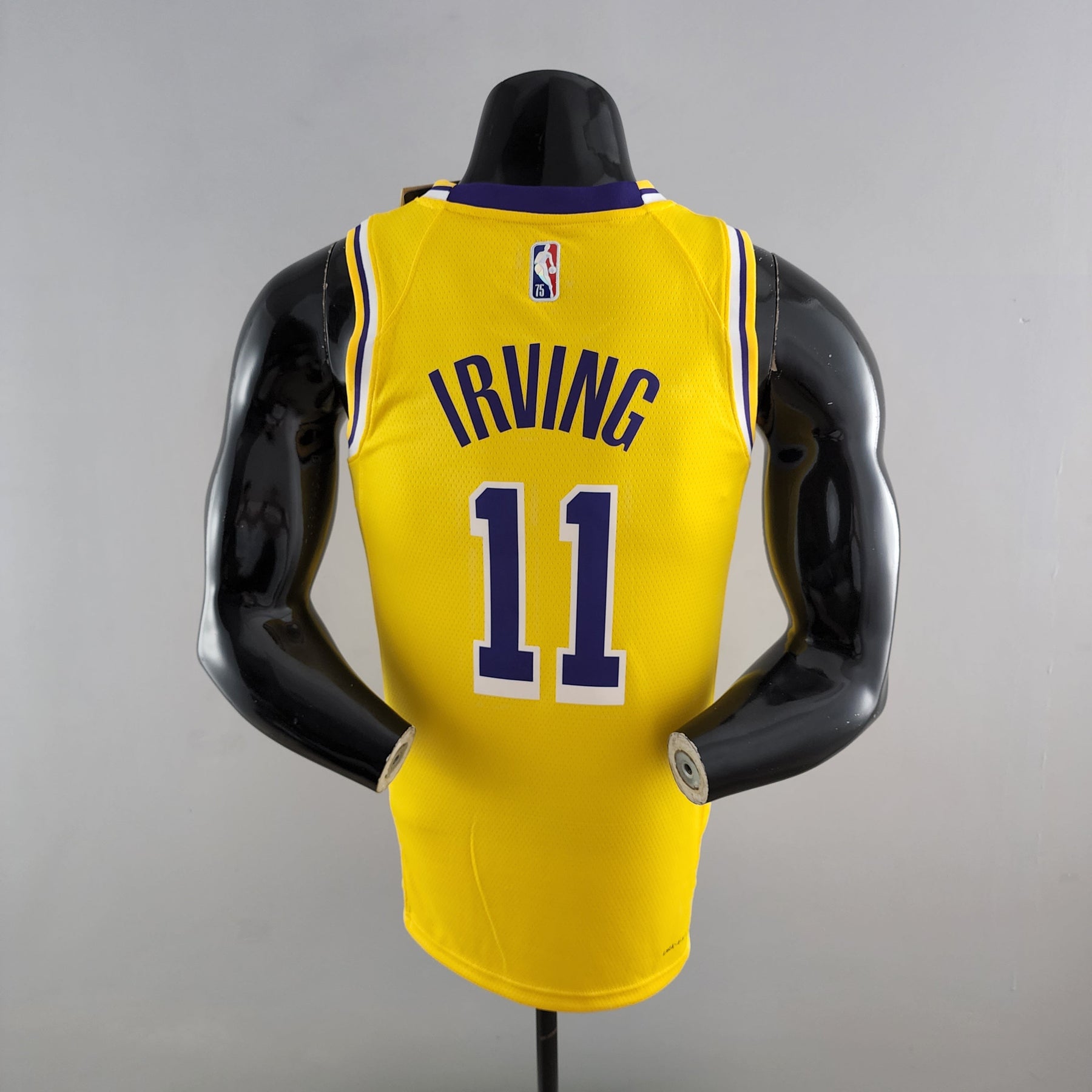 NBA 75TH LOS ANGELES LAKERS YELLOW NBA JERSEY