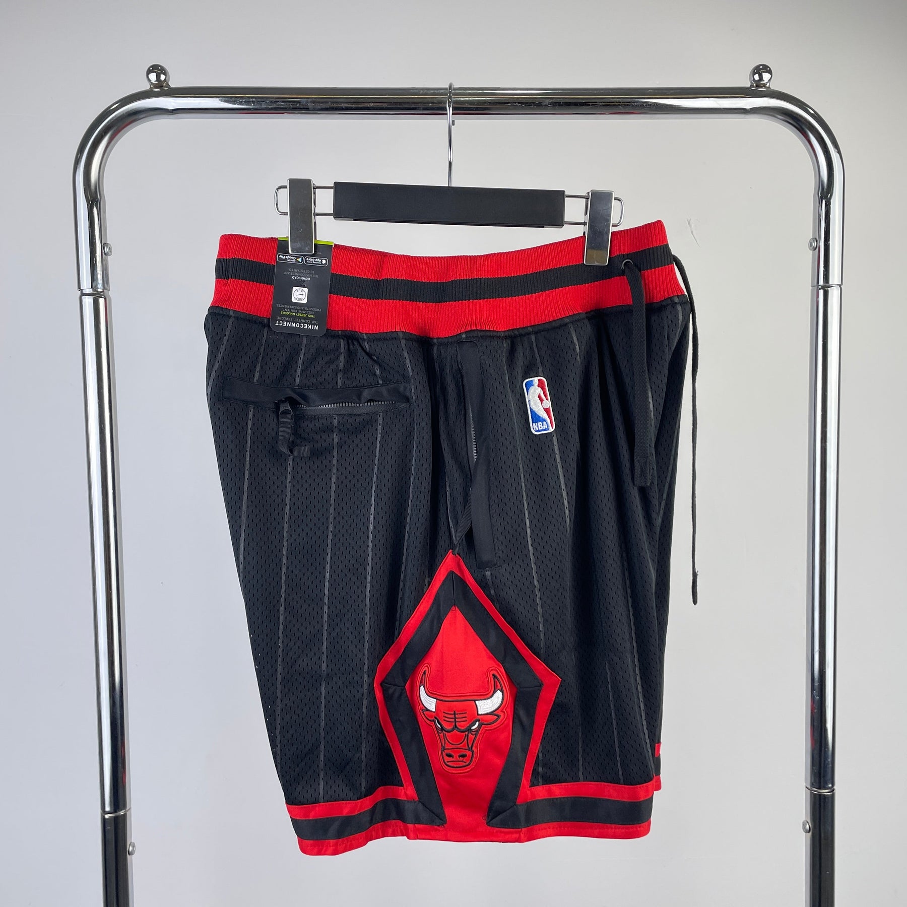 NBA SHORT CHICAGO BULLS BLACK LISTRADA 22/23