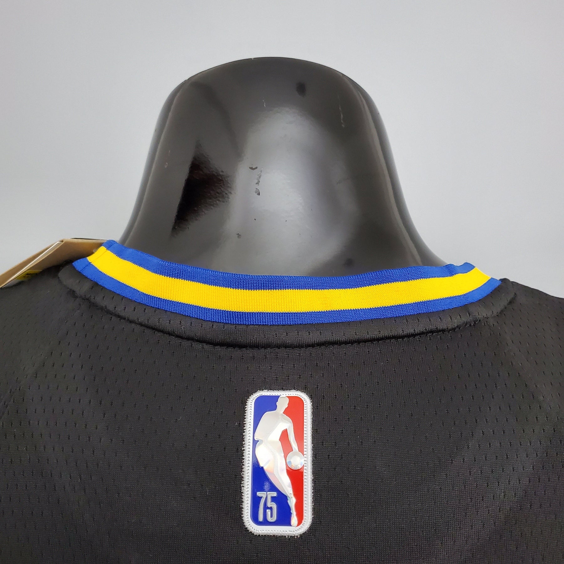 NBA 75TH GOLDEN STATE WARRIORS BLACK NBA JERSEY