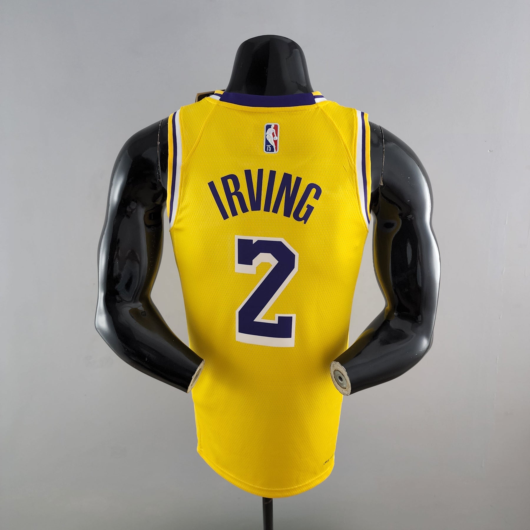 NBA 75TH LOS ANGELES LAKERS YELLOW NBA JERSEY