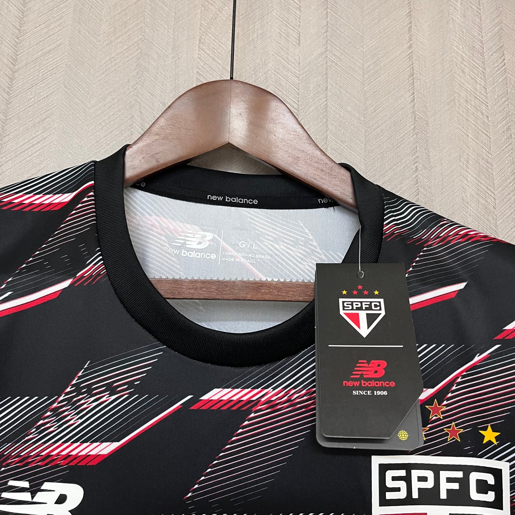 CAMISA SÃO PAULO TREINO BLACK 24/25