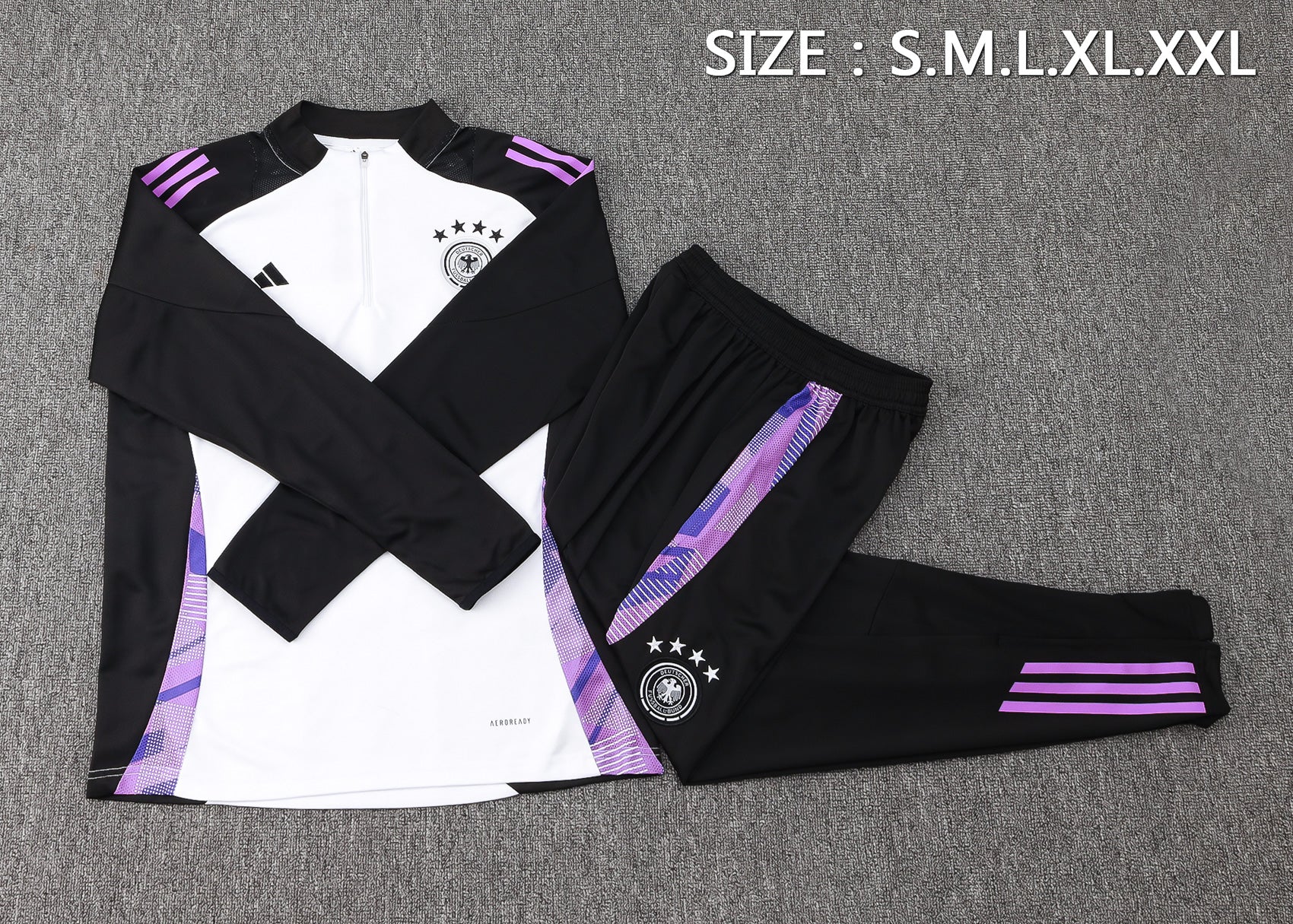CONJUNTO DE TREINO ALEMANHA WHITE 24/25