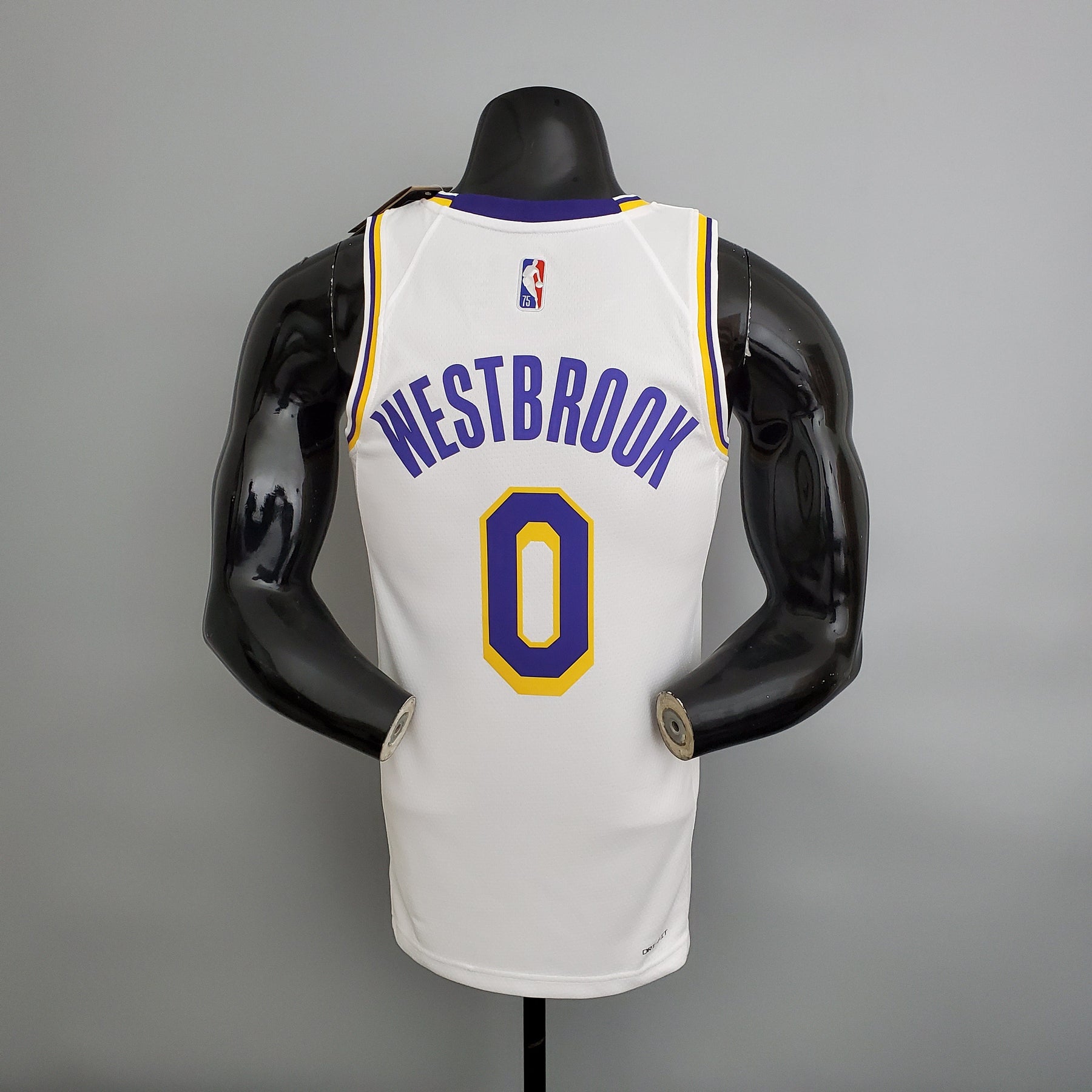 NBA 75TH LOS ANGELES LAKERS WHITE NBA JERSEY