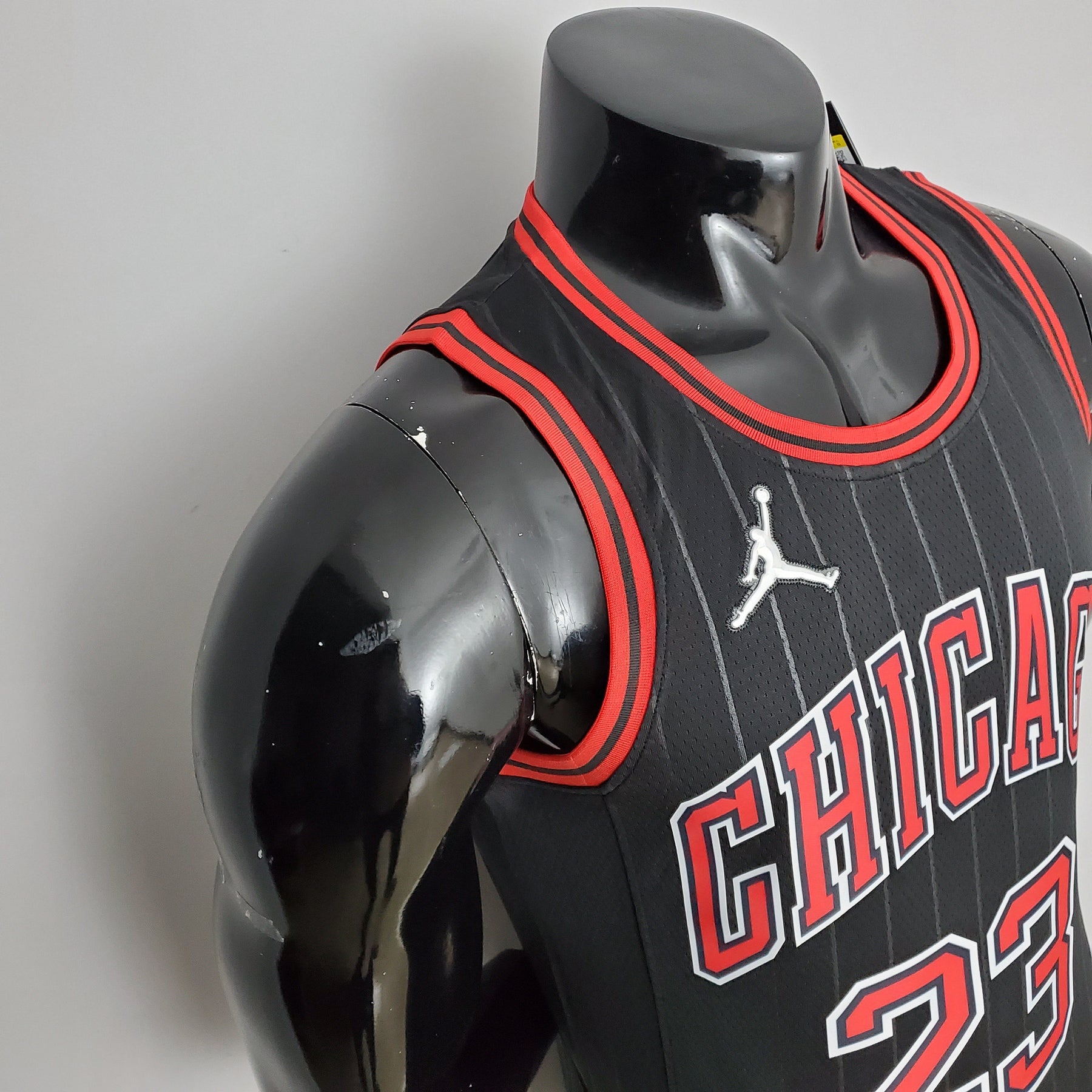 NBA 75TH CHICAGO BULLS FLYERS BLACK NBA JERSEY