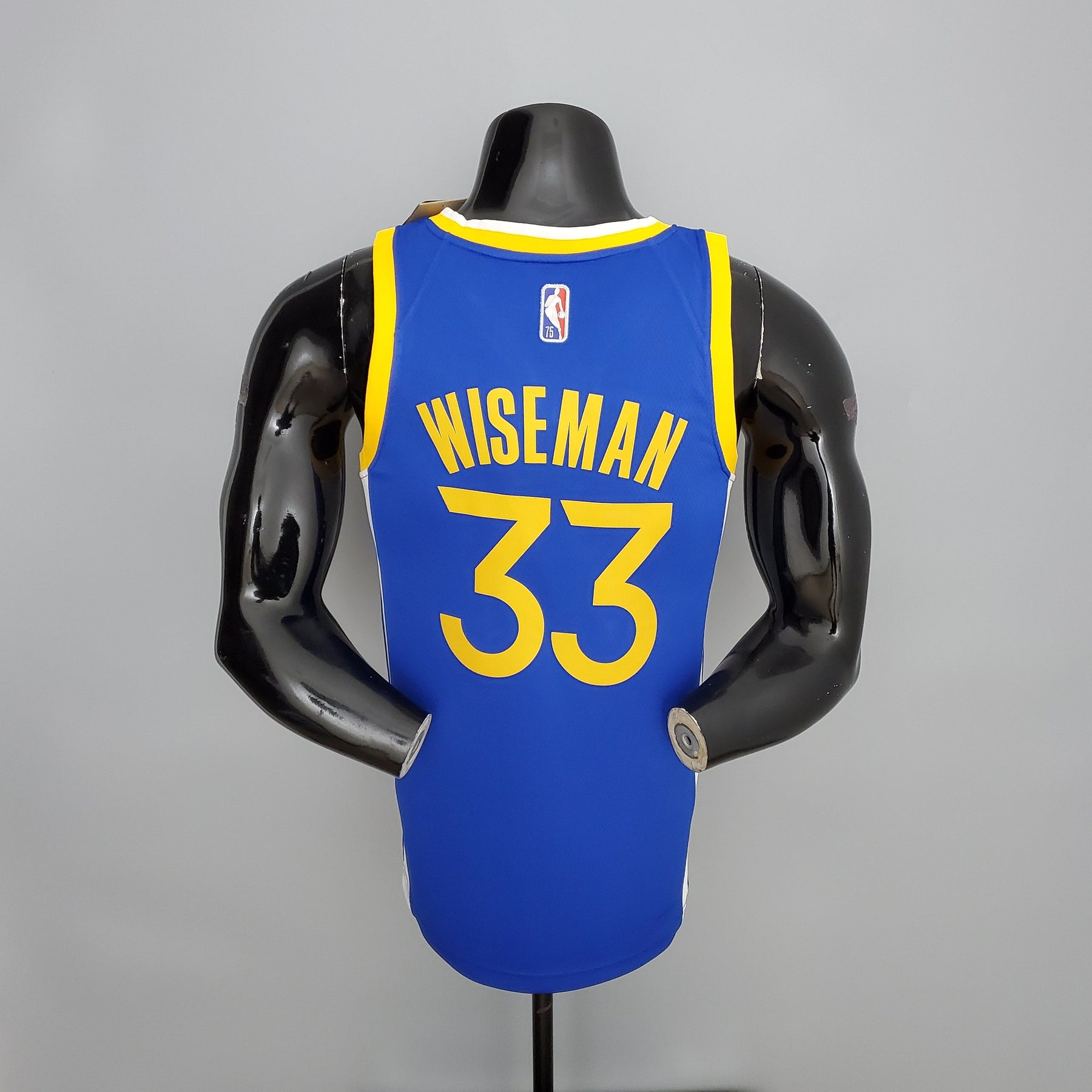 NBA 75TH GOLDEN STATE WARRIORS BLUE NBA JERSEY
