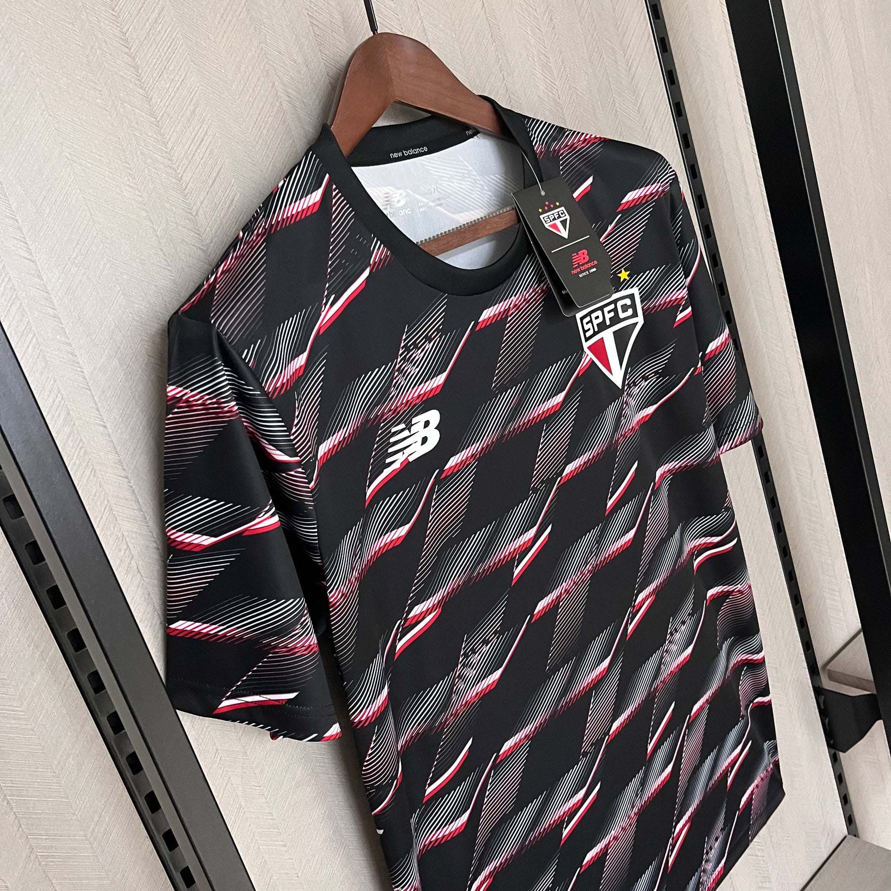 CAMISA SÃO PAULO TREINO BLACK 24/25