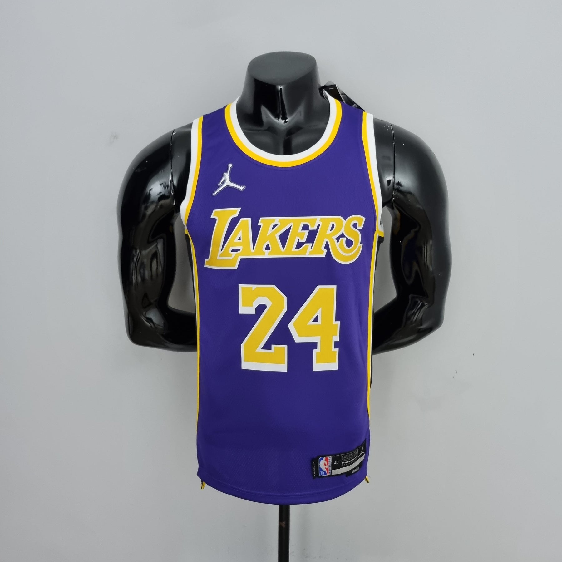 NBA 75TH LOS ANGELES LAKERS PURPLE NBA JERSEY