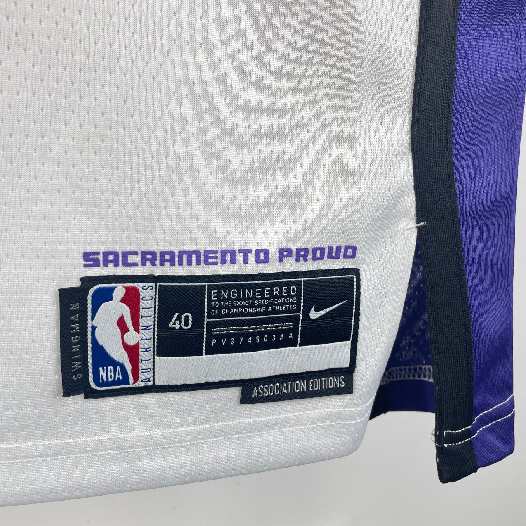 NBA SACRAMENTO KINGS WHITE 23/24
