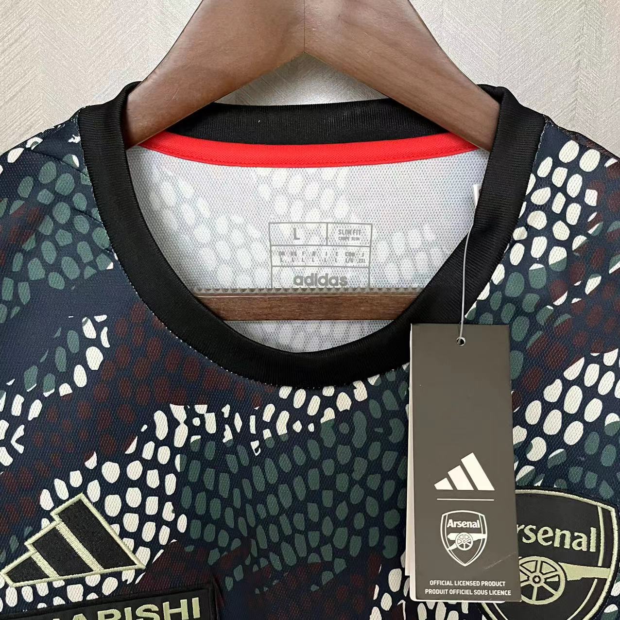 CAMISA ARSENAL TREINO BLACK 23/24