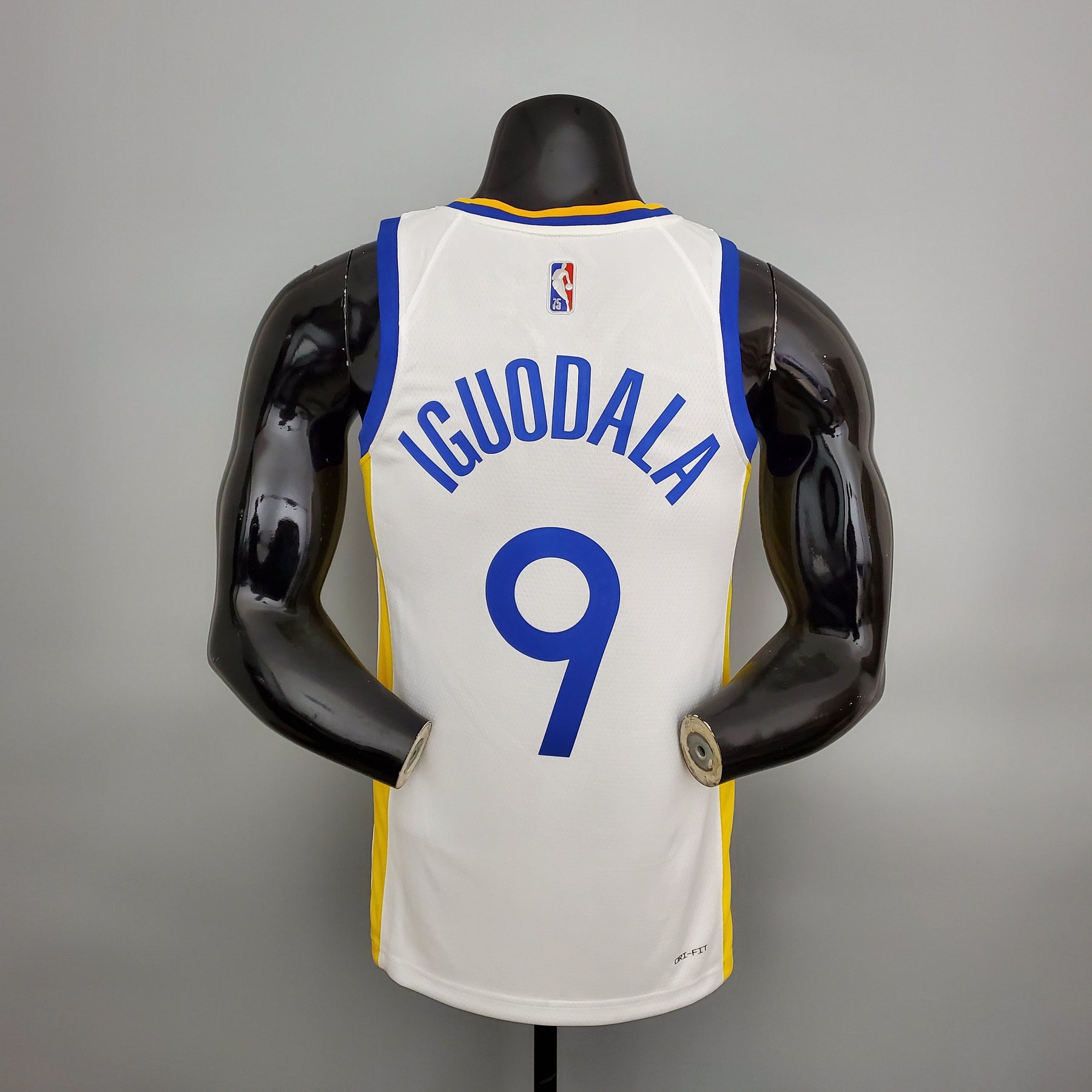 NBA 75TH GOLDEN STATE WARRIORS WHITE NBA JERSEY