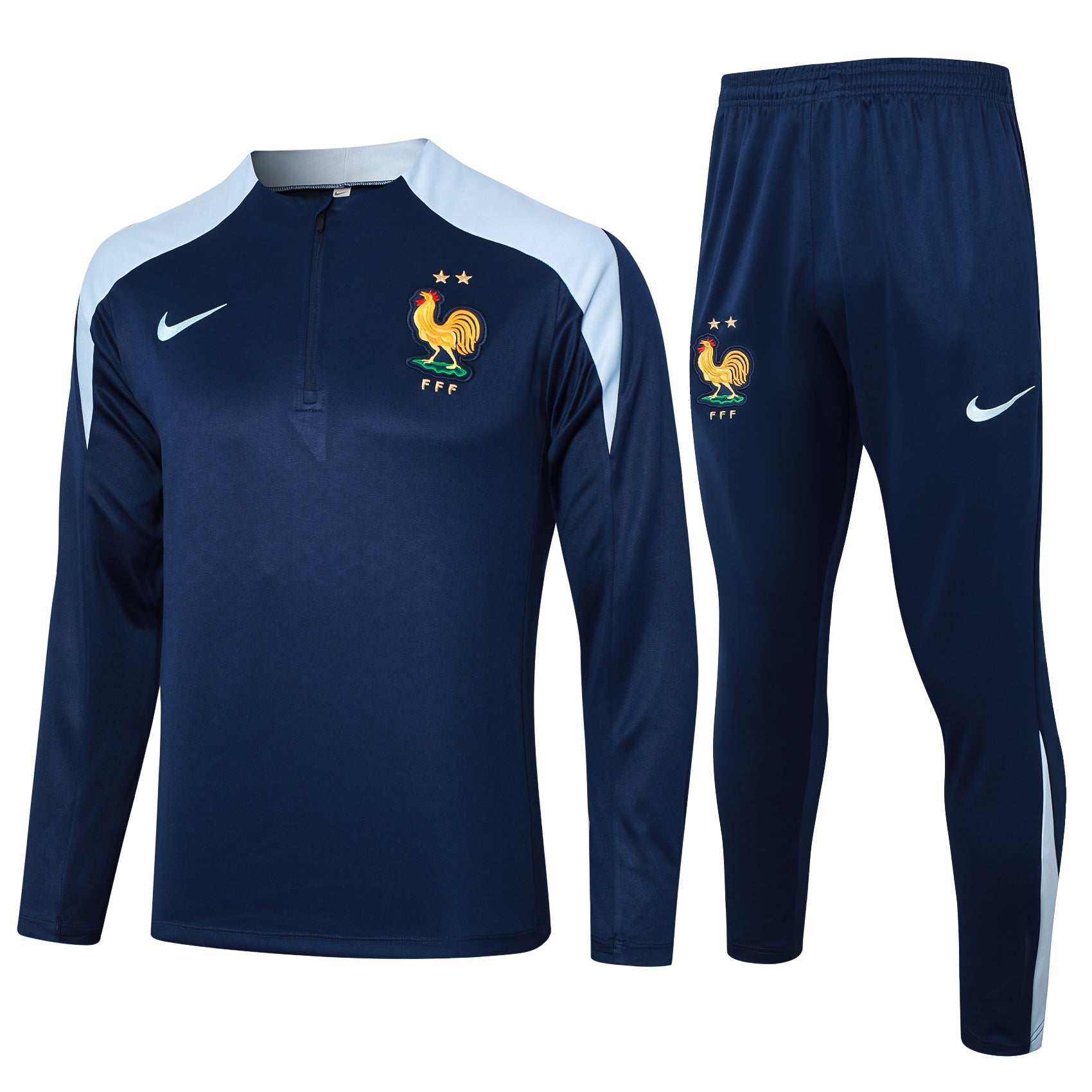 CONJUNTO DE TREINO FRANÇA BLUE 24/25